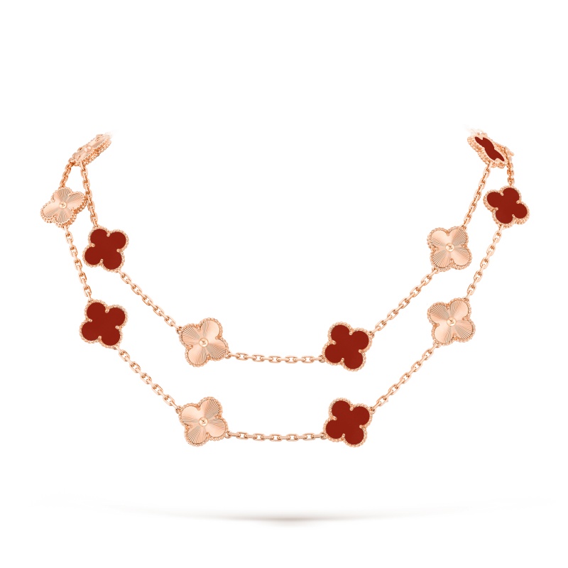 Replicate Vintage Alhambra long necklace, 20 motifs(1:1 replica) - Original Replica Club