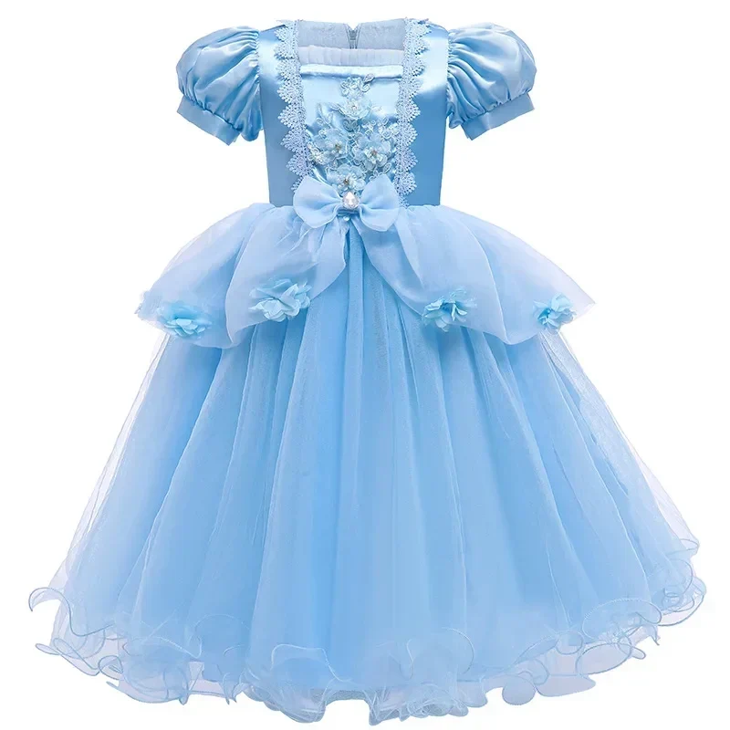 Halloween Costumes Girls Princess Dress Lace Party Gown - Image 4 Halloween Costumes Girls Princess Dress Lace Party Gown - Image 4