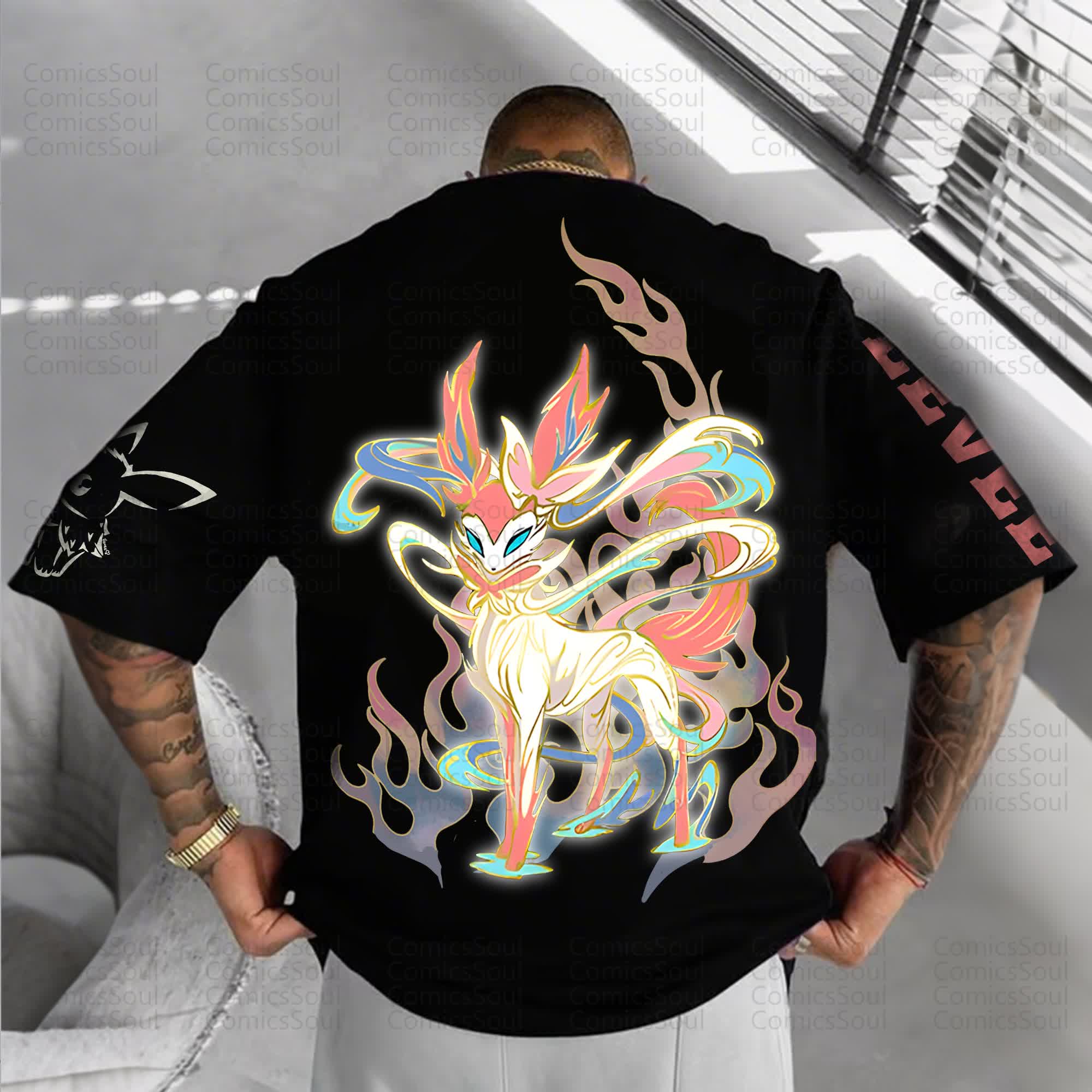Unisex Anime Inspired Vintage T-Shirt丨Comicssoul