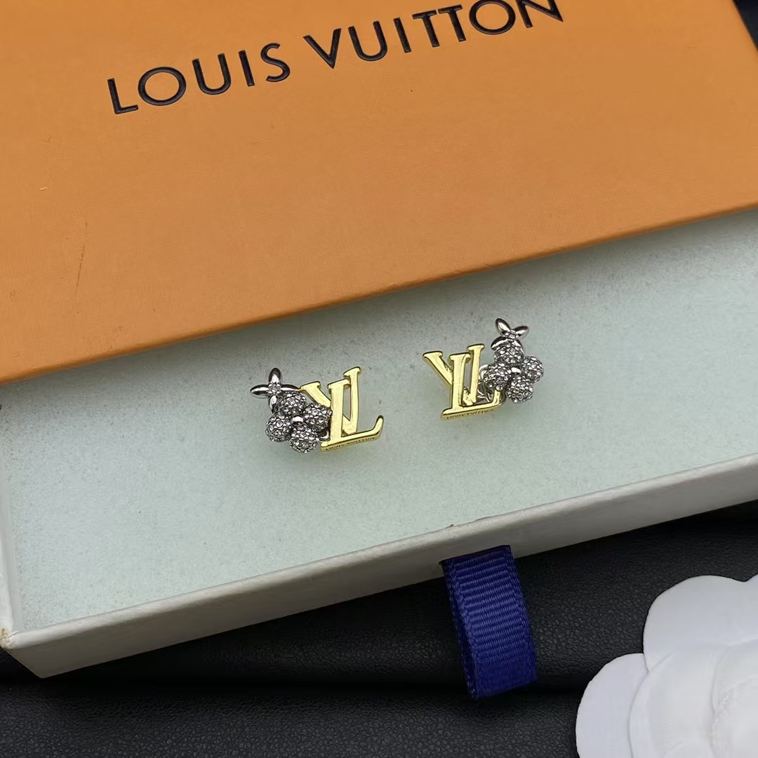 Louis Vuitton Mixed Color Stud Earrings - Original Replica Club
