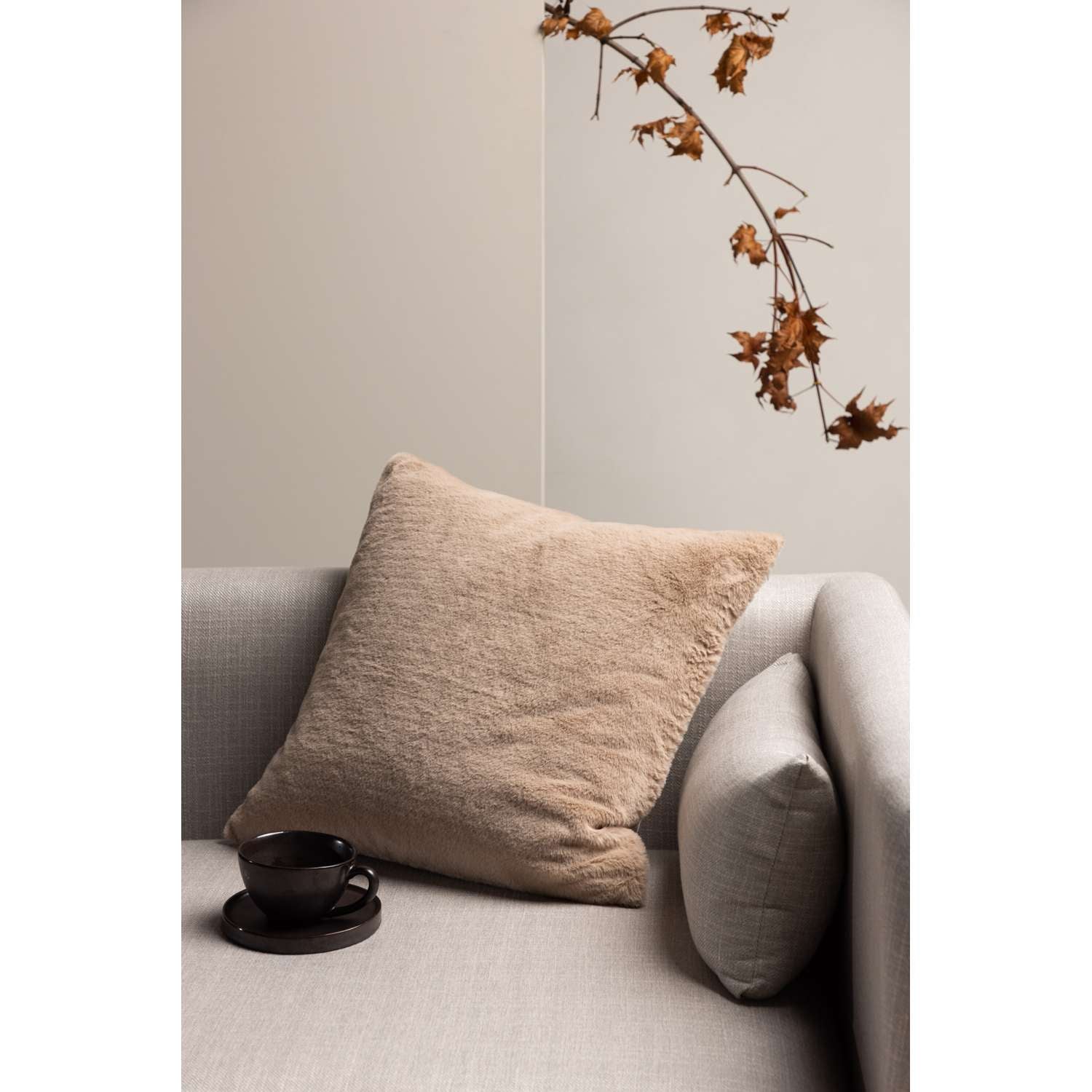 Venture Home Thea Kussenhoes 50x50 - Beige