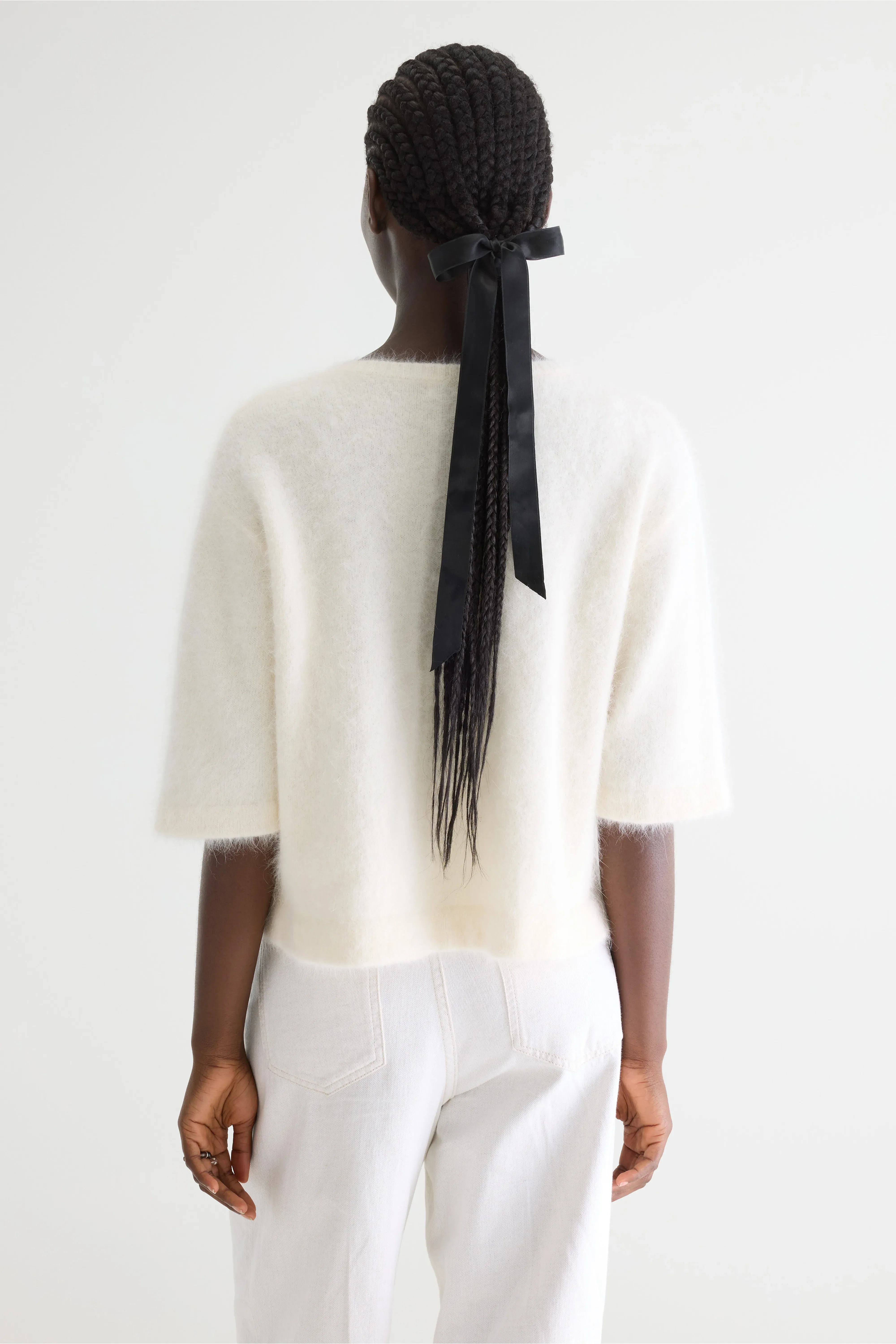 Bellerose Dime angora-blend sweater (261 / W / ECRU)