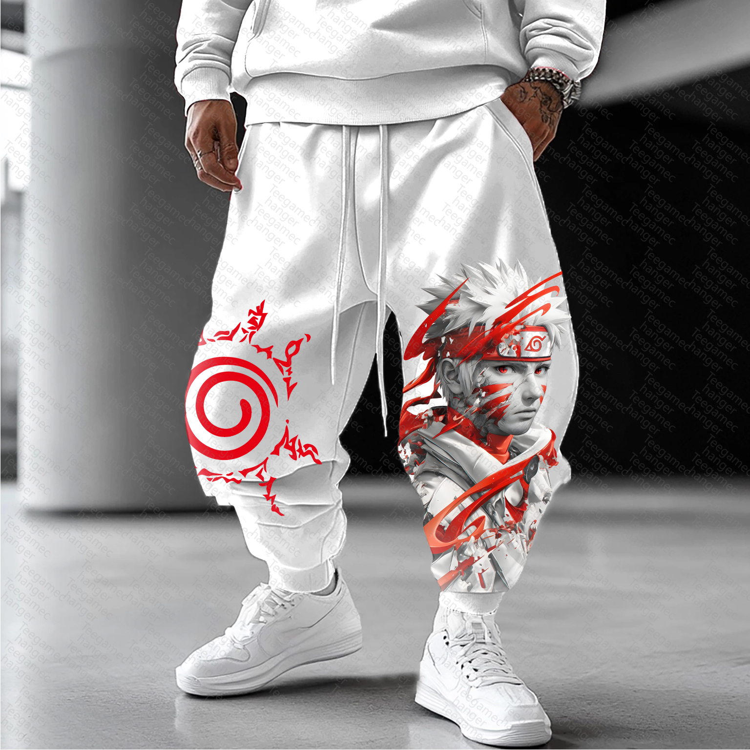 Unisex   Casual Anime Streetwear Pants