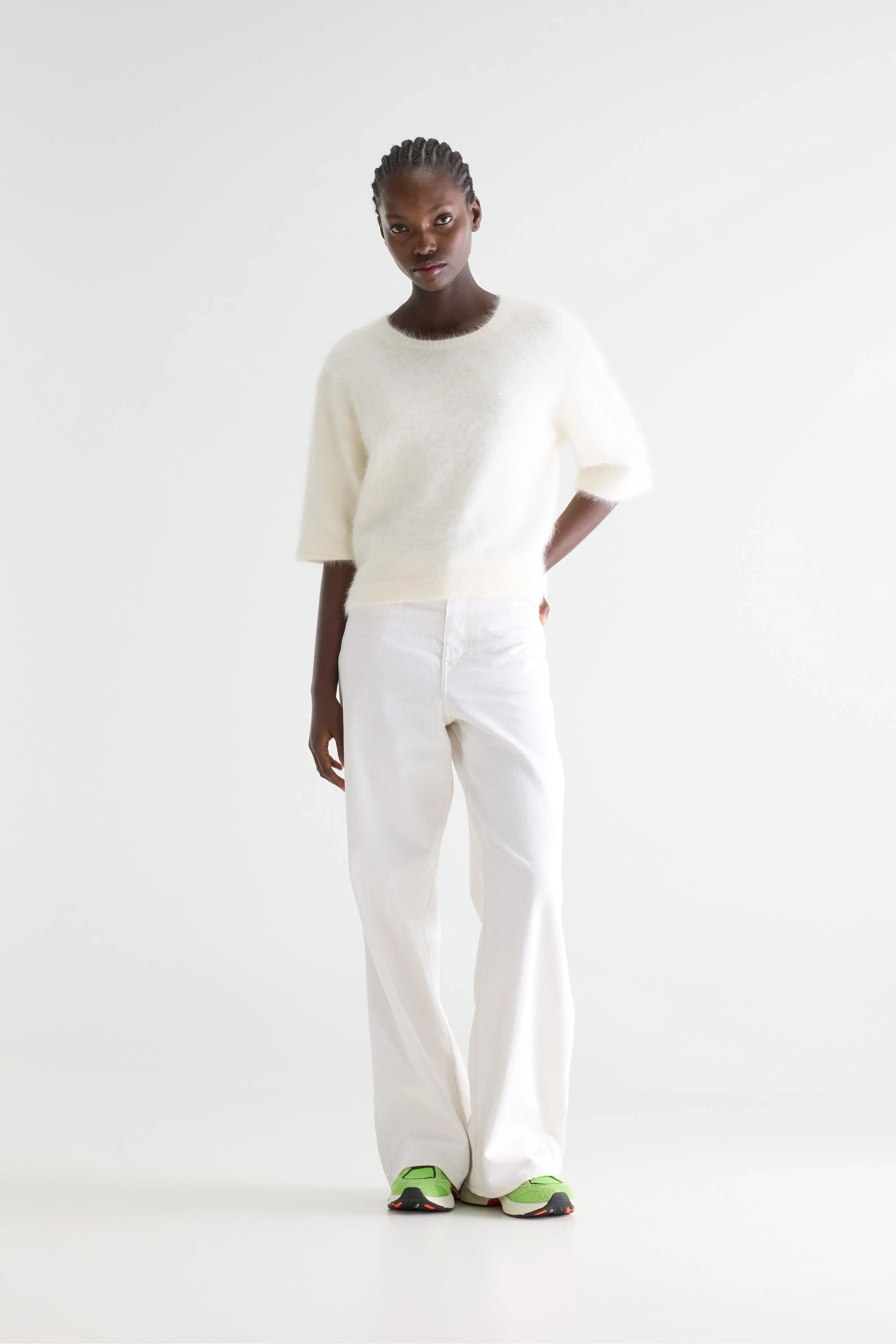 Bellerose Dime angora-blend sweater (261 / W / ECRU)