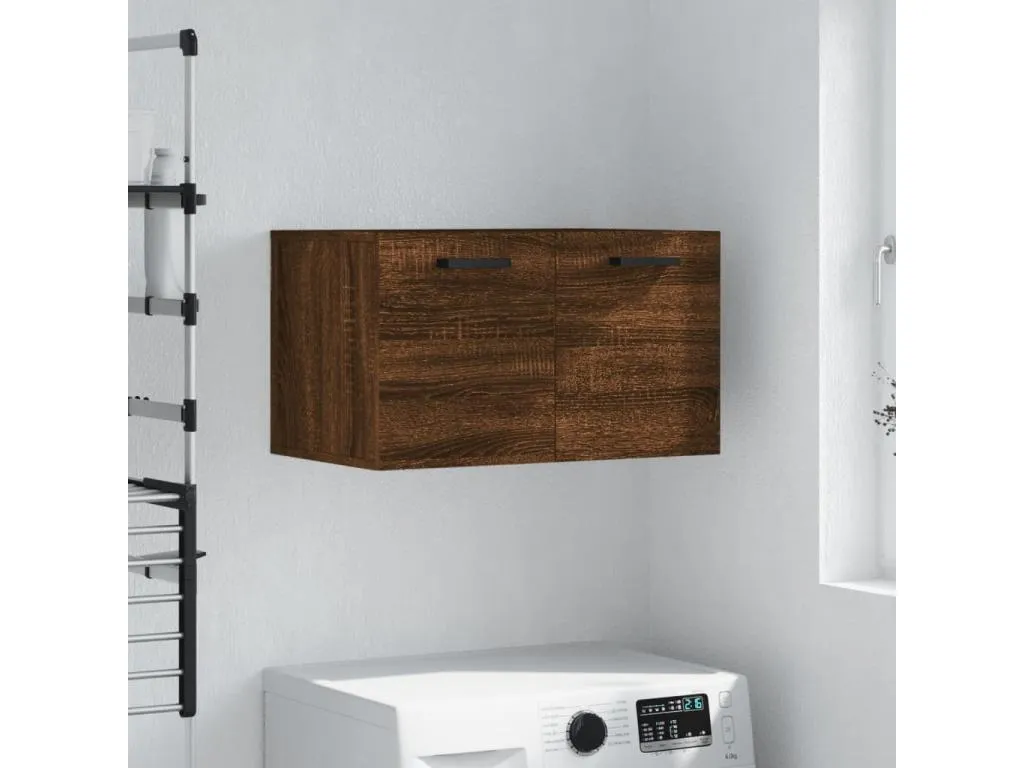 Armario de pared Decopractico ingeniería marrón Decopractico 60x36.5x35 cm FCQI97026