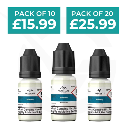 Blueberry 10ml 50/50 E-Liquid By Vapemate