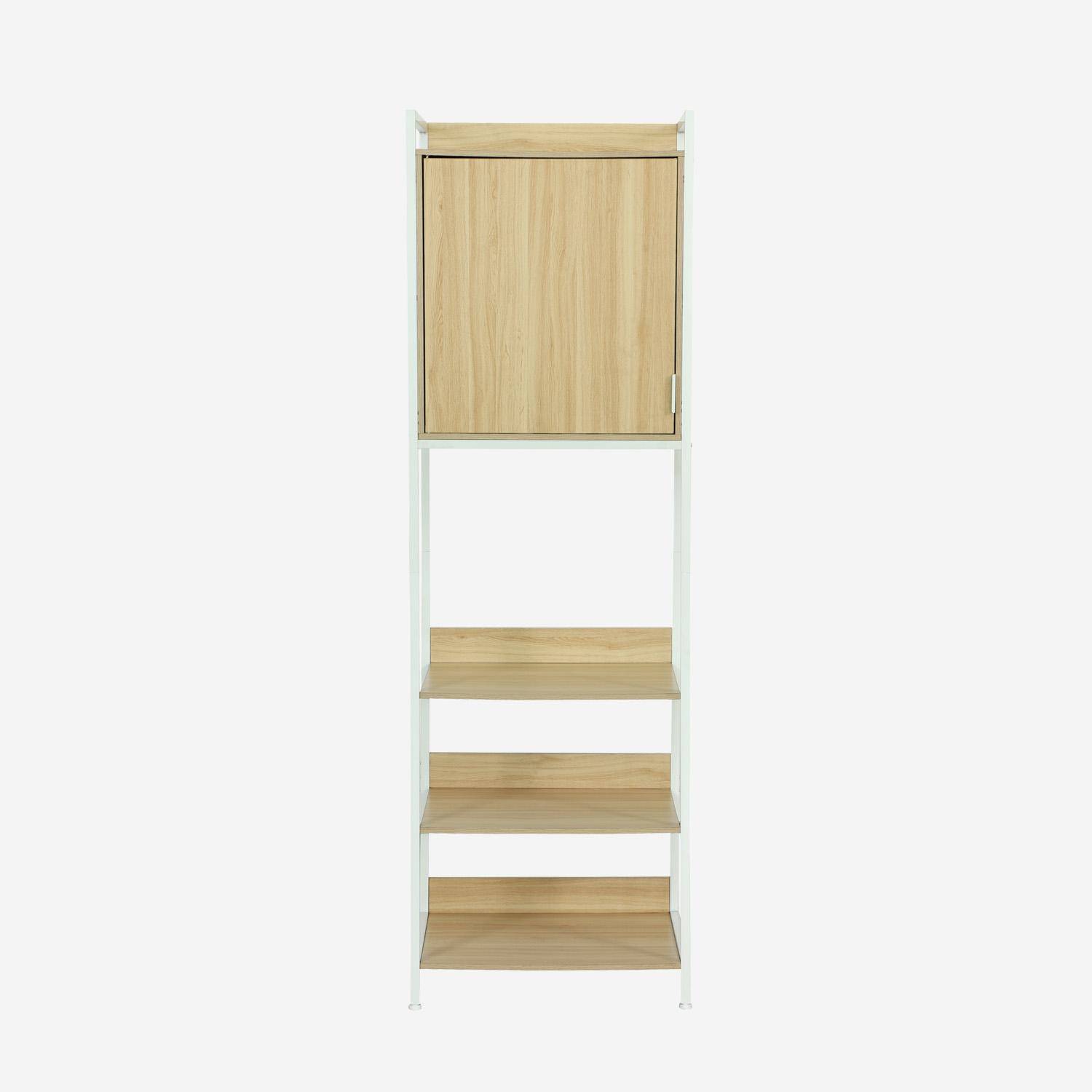 Clever - Módulo armario con 5 estantes y 1 puerta