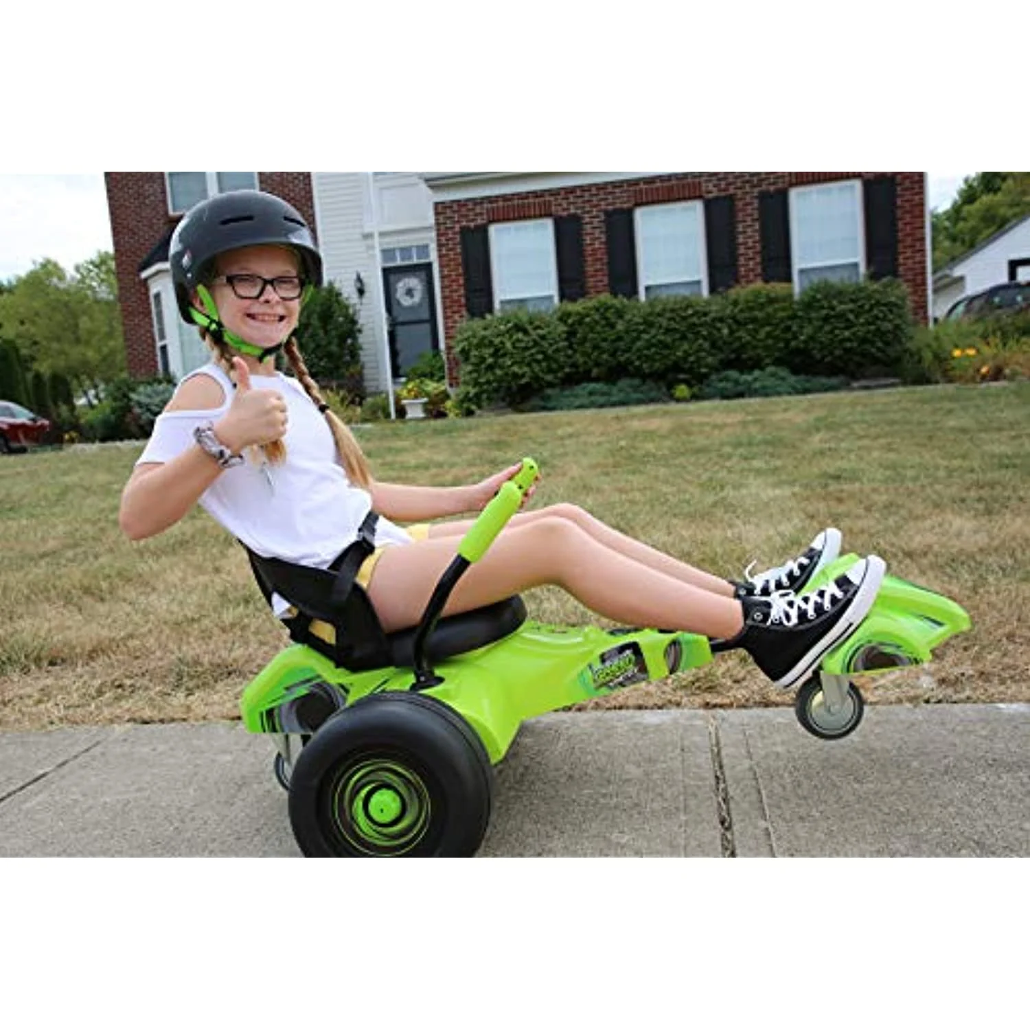 Huffy 20" Green Machine Drift Trike, Fits Riders Ages 8+ Years, Drift and Spin, Green/Black, Unisex, Kids - Image 25