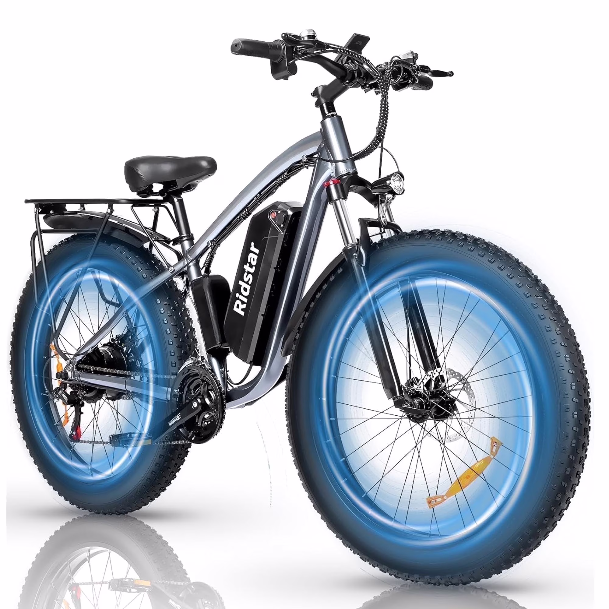 Dual Motor PEAK 3000W Electric Bike for Adults,31mph 48V 23Ah Electric Bicycle,26" Fat Tire Mountain Bike UL2849 - Image 3