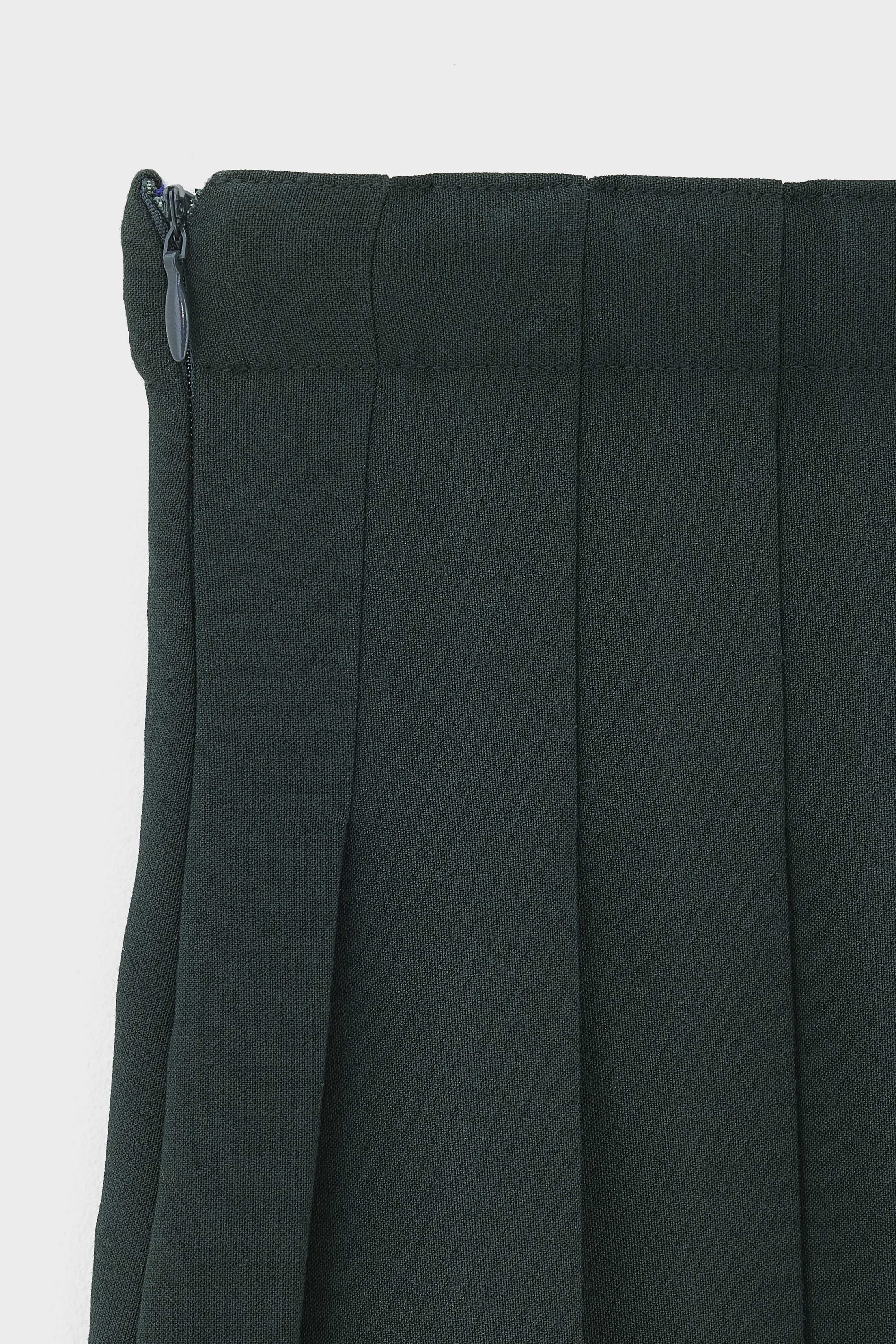 Bellerose Asra forest green pleated mini skirt (242 / G / FOREST)