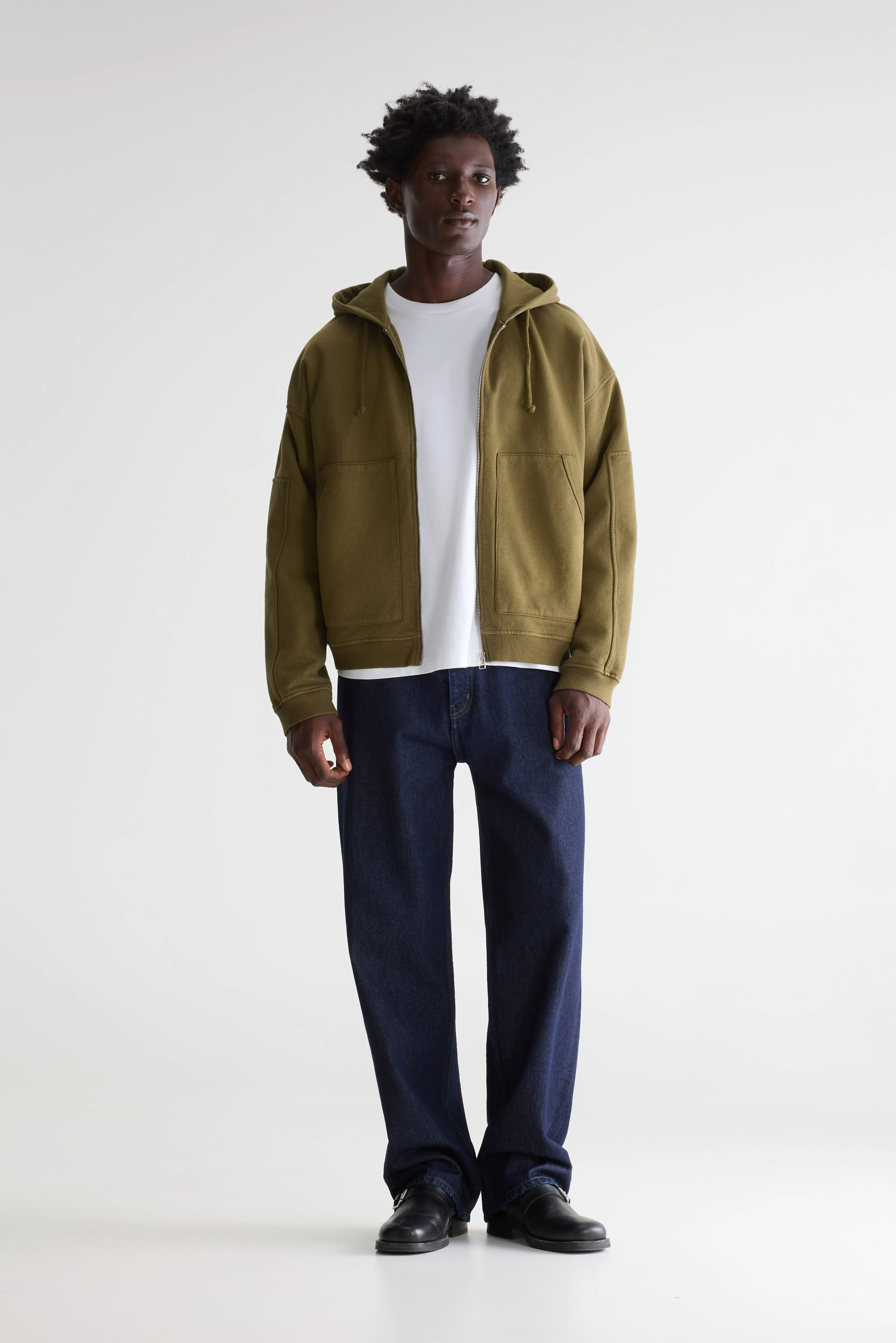 Bellerose Falkop hoodie (261 / M / MILITARY)