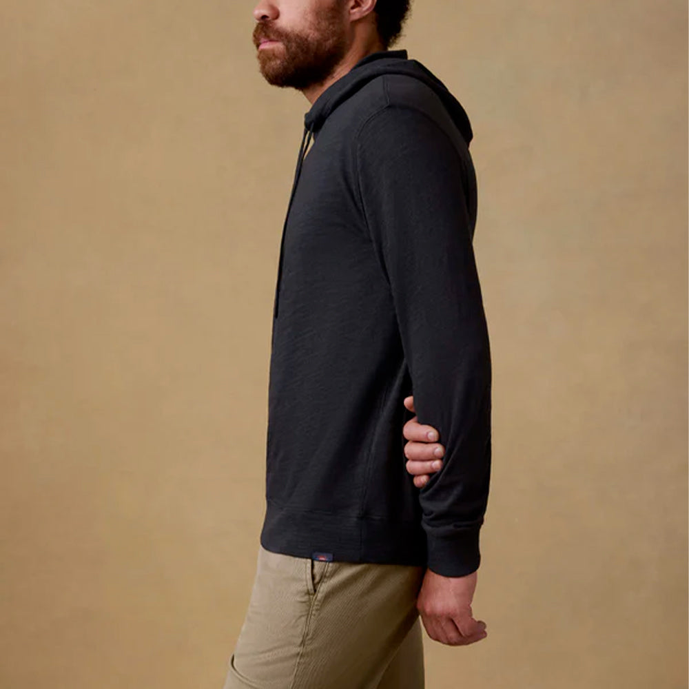 Faherty - Sweat Sunwashed Slub - Noir