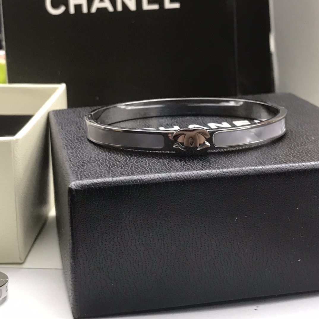 Chanel Mother of Pearl Bangle Bracelet - Original Replica Club