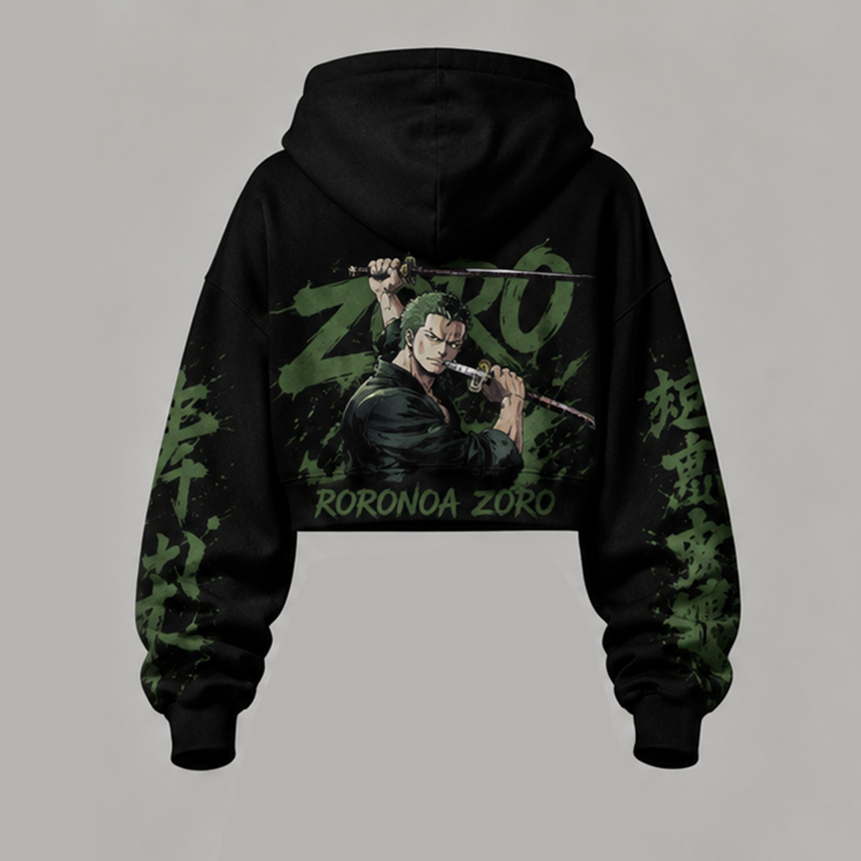 One Piece Cropped Long Sleeve Hoodie & High Waist Jogger Pants Two Piece TeeThreads Sustain the Scene with Custom Apparel