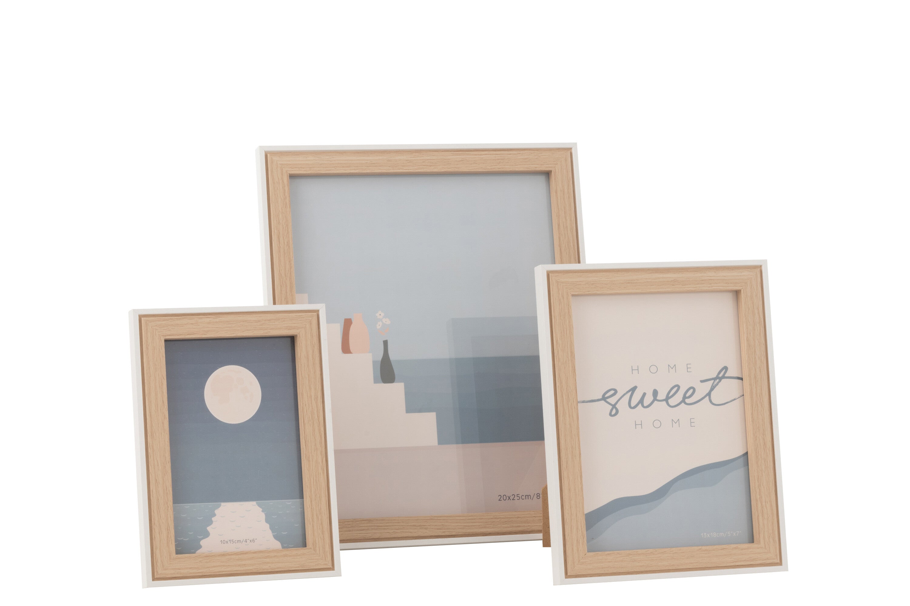 J-Line fotolijst Chloé - mdf - naturel wit