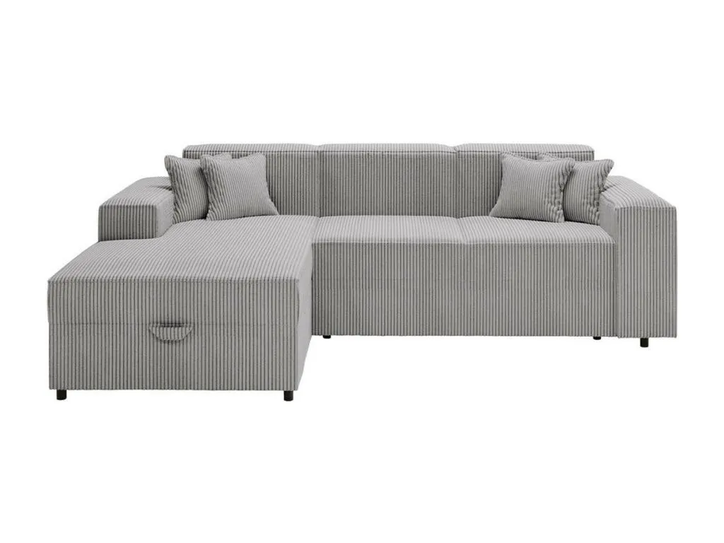 Sofá rinconero Mueblesclasic 116 Gris Función de descanso Caja de ropa de cama 253x166x79cm