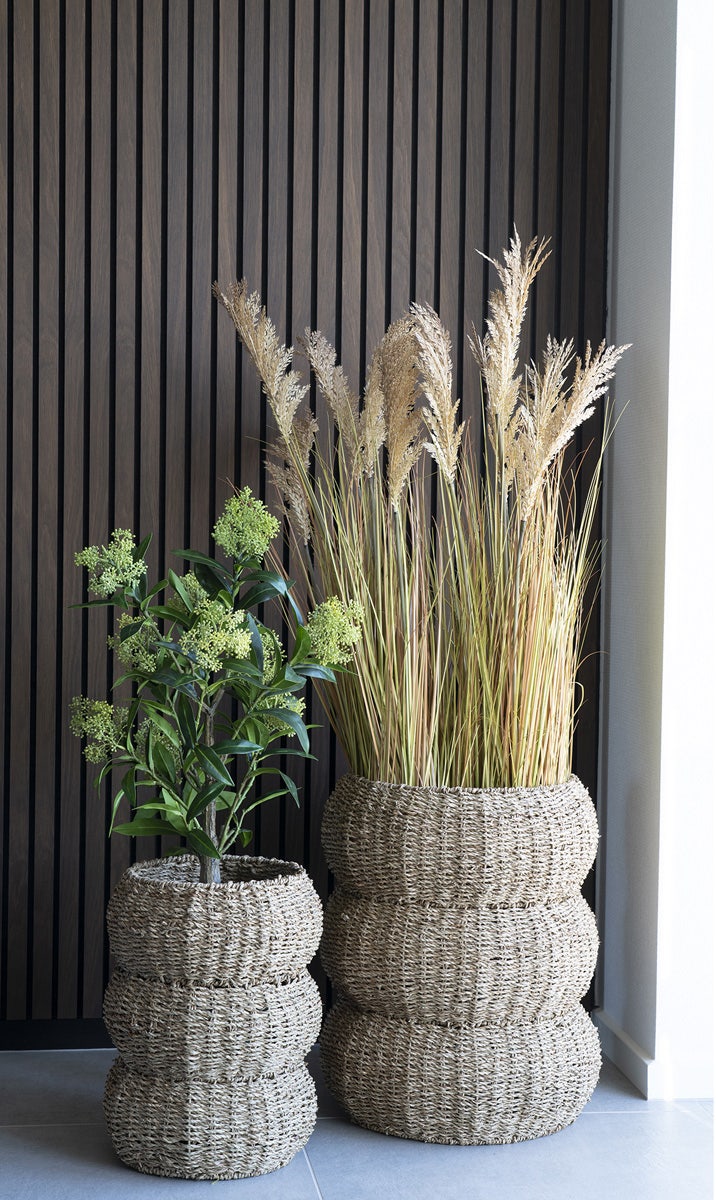 Artichok Rowan zeegras manden naturel - set van 2