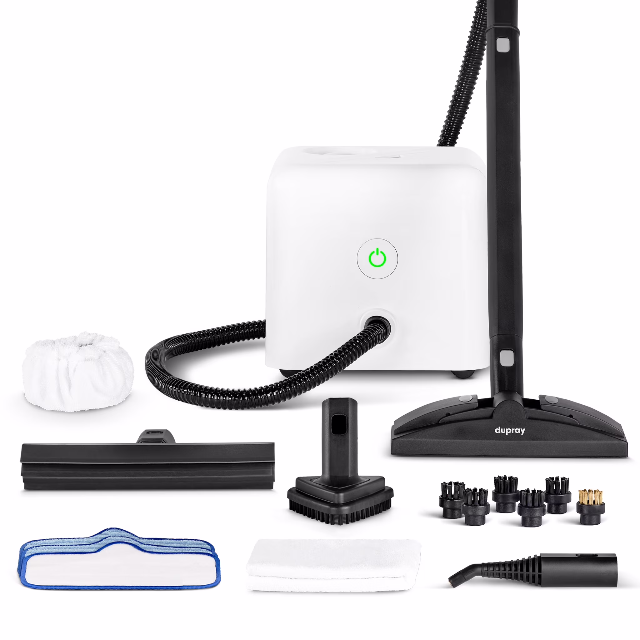 Dupray Neat Steam Cleaner 17-Piece Kit -?Our bestselling multipurpose steam cleaner with all the tools to clean, detail, sanitize*, deodorize floors, grout, bathrooms, kitchens and more. 1500w
