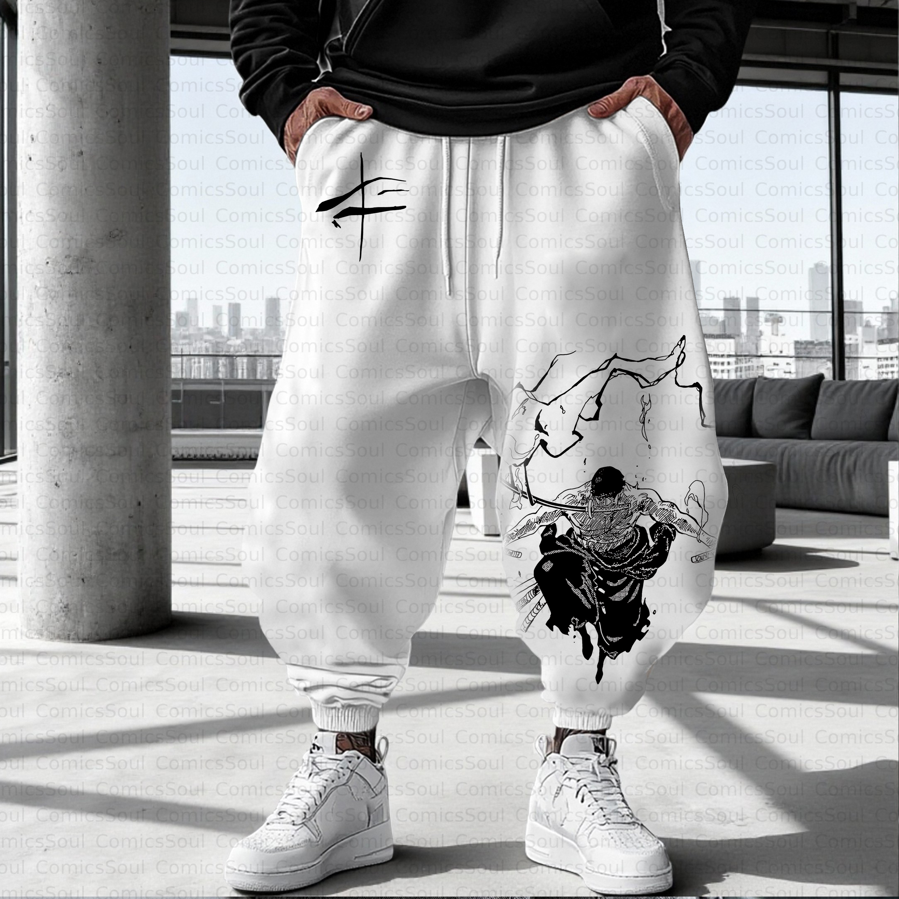 Unisex Casual Anime Streetwear Pant