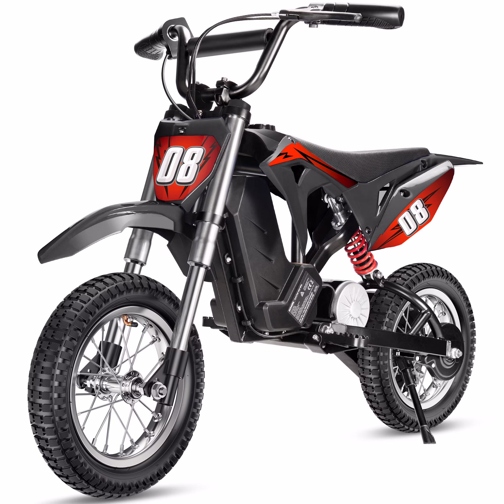 36V Kids Electric Dirt Bike,Fast Speed Electric Motorcycle Up to 16 MPH & 10 Miles Long-Range, 3-Speed Modes, Twist Grip Throttle, Dual Suspension & Brakes for Kids Ages 5-10 Ride on Toys - Image 3