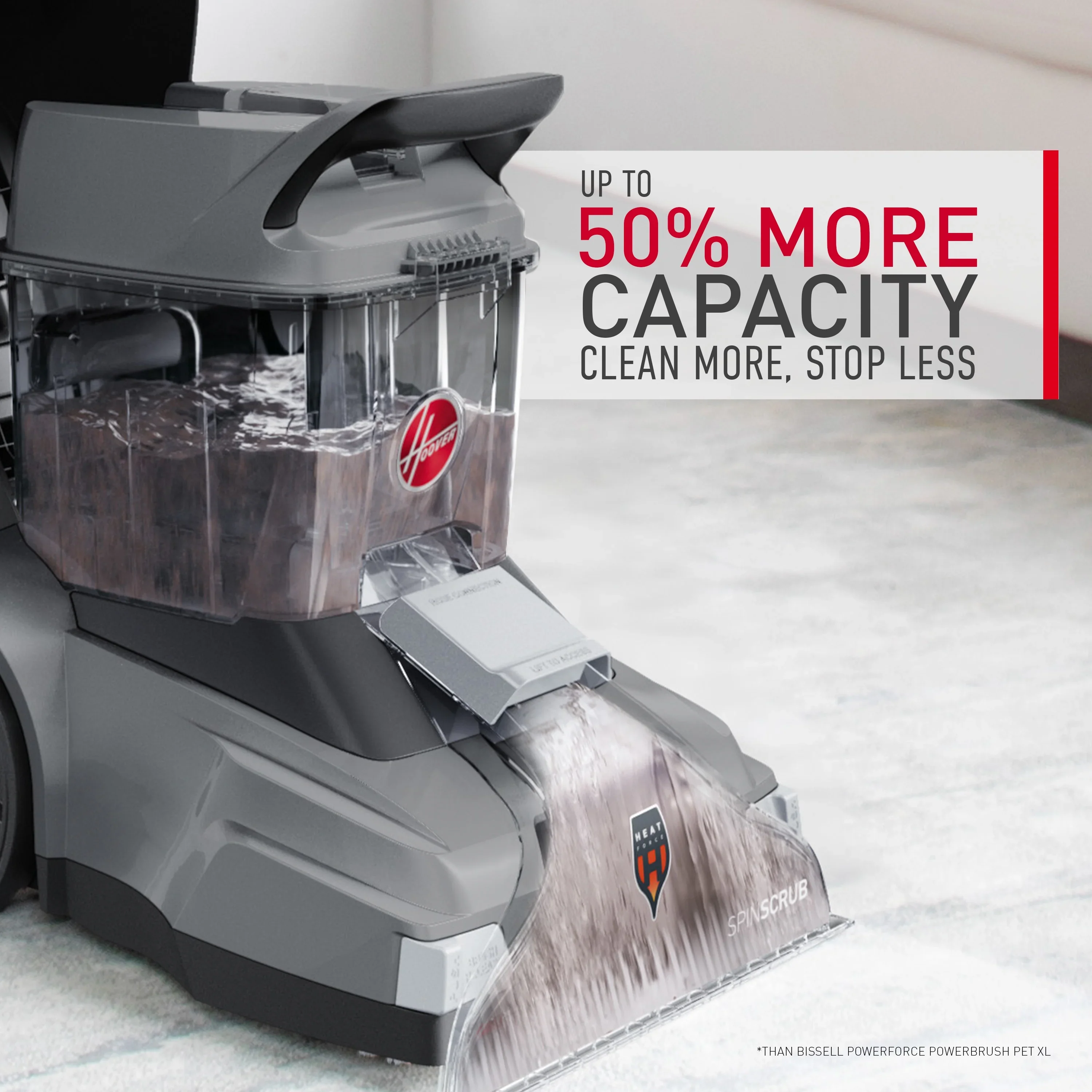 Hoover PowerScrub XL, Upright Carpet Cleaner Machine, Shampooer for Carpet, Rugs, & Upholstery, Fast Dry, Upholstery Tool Attachment,  FH68010