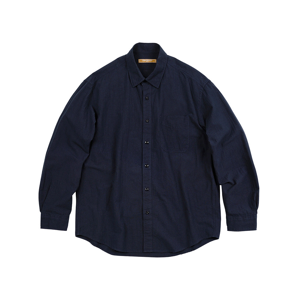 Frizmworks - Chemise Og Dobby Seersucker - Marine