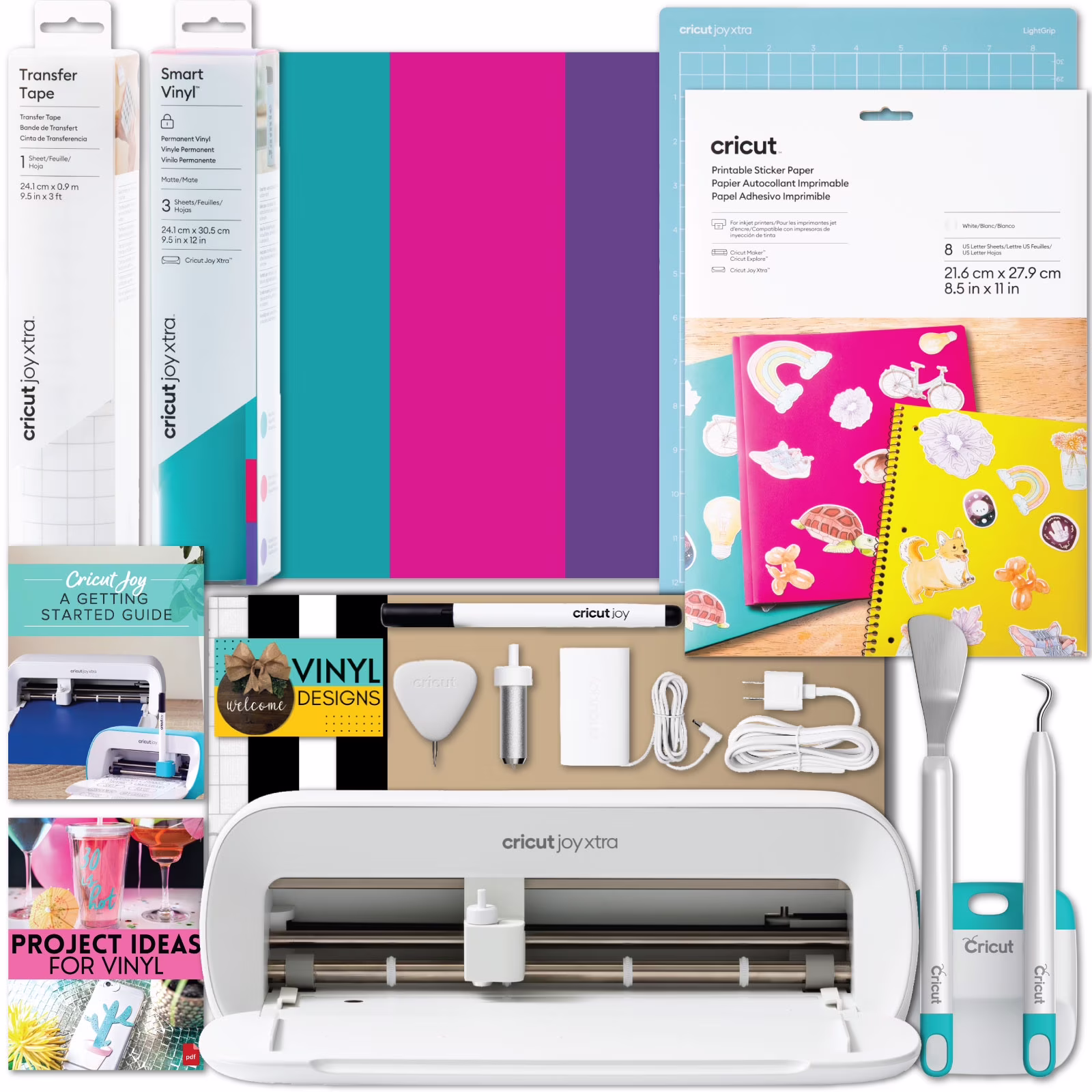 Cricut Joy Xtra Die-Cutting Machine Sticker Edition Bundle, White- New Walmart Exclusive - Image 13
