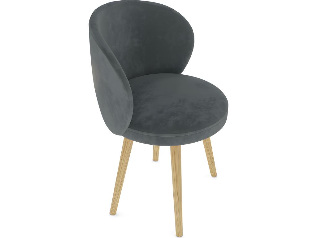 Sillón de Diseño - Tapizado en Terciopelo - Cozovis