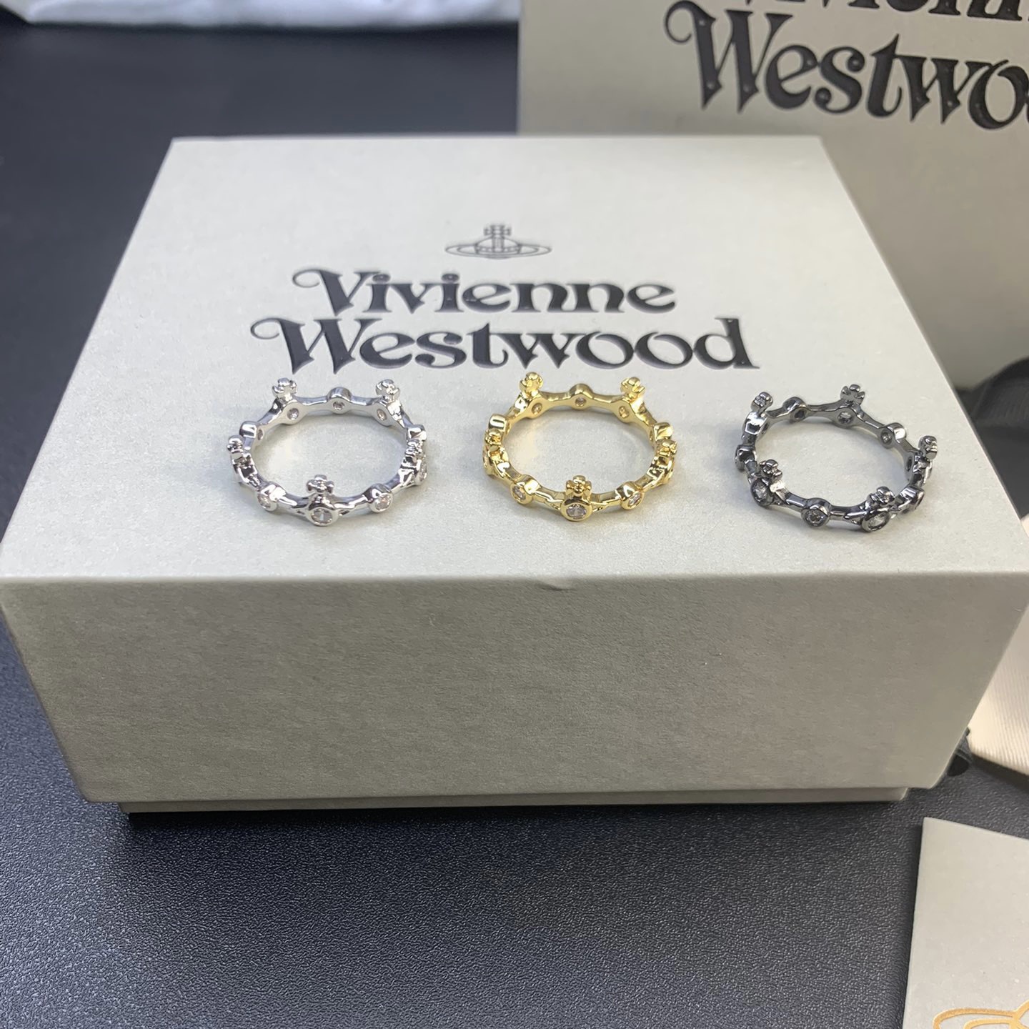 Vivienne Westwood Bamboo Knot Saturn Ring - Original Replica Club