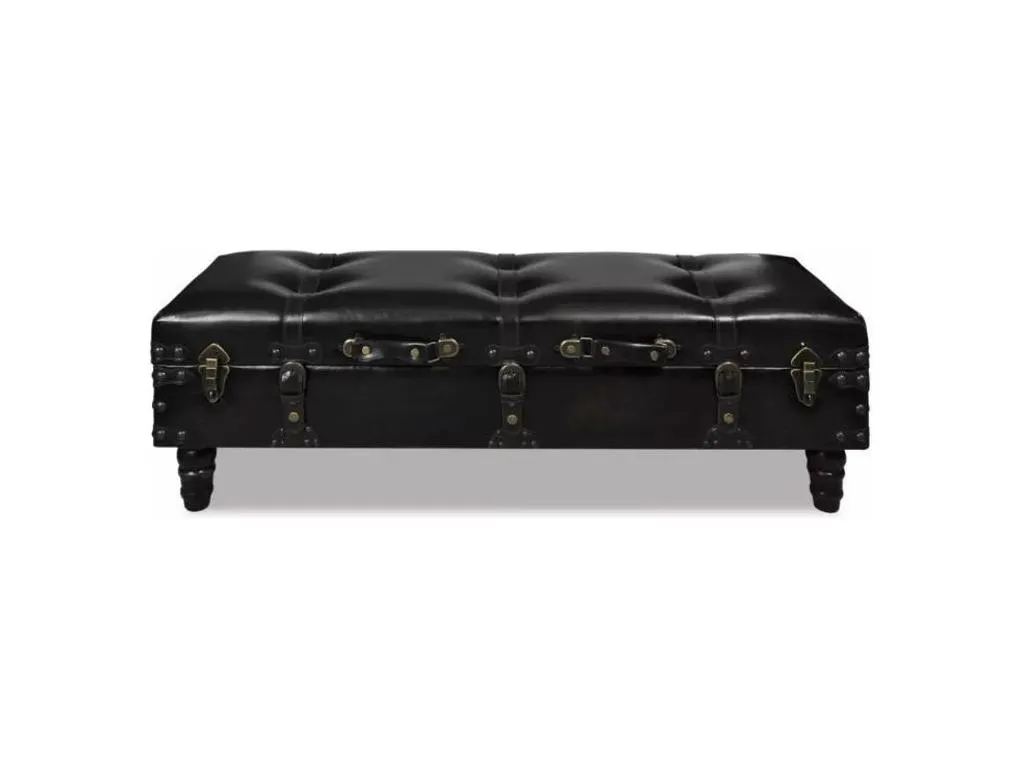Banco baúl plegable estilo cofre marrón tmh3485615