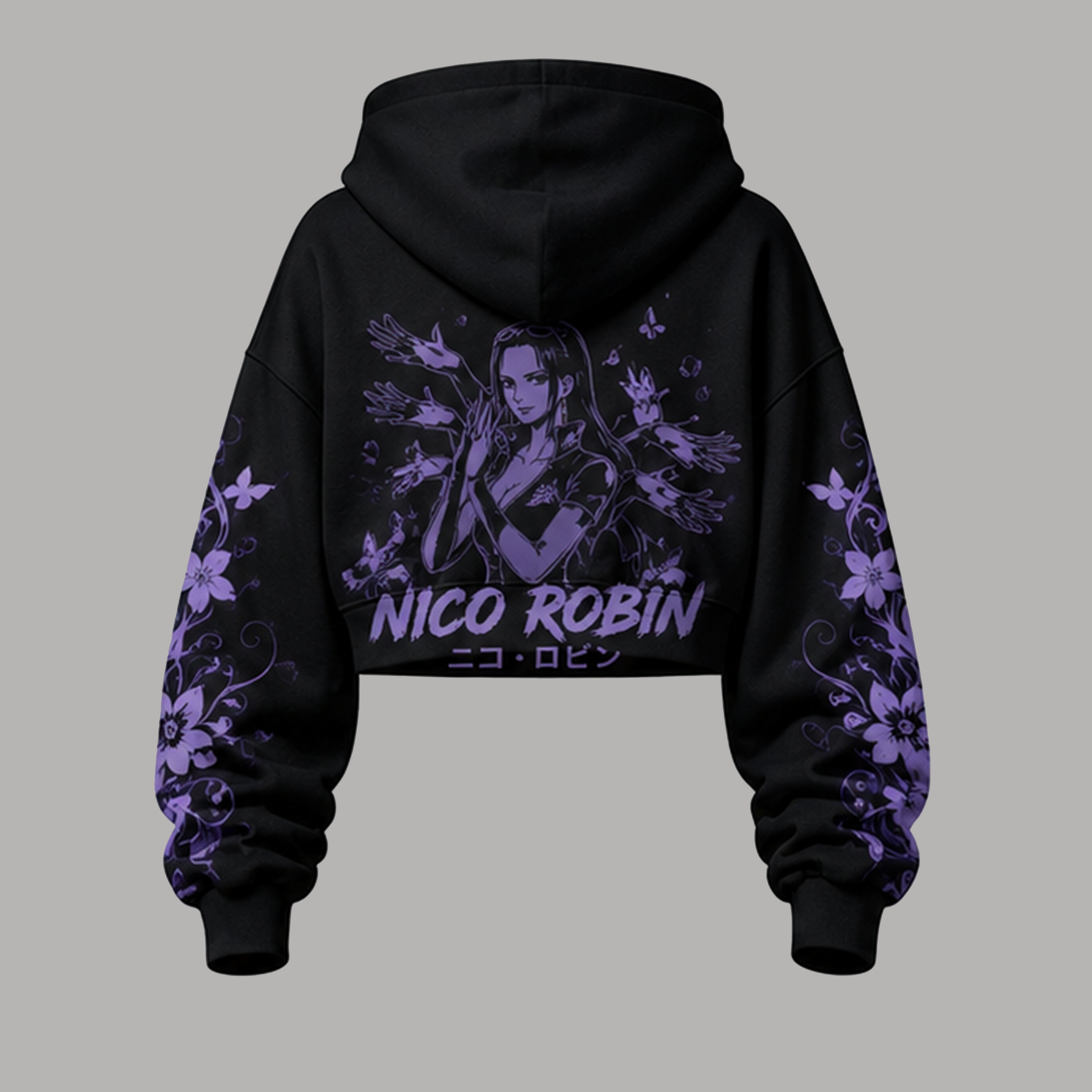 One Piece Cropped Long Sleeve Hoodie & High Waist Jogger Pants Two Piece TeeThreads Sustain the Scene with Custom Apparel