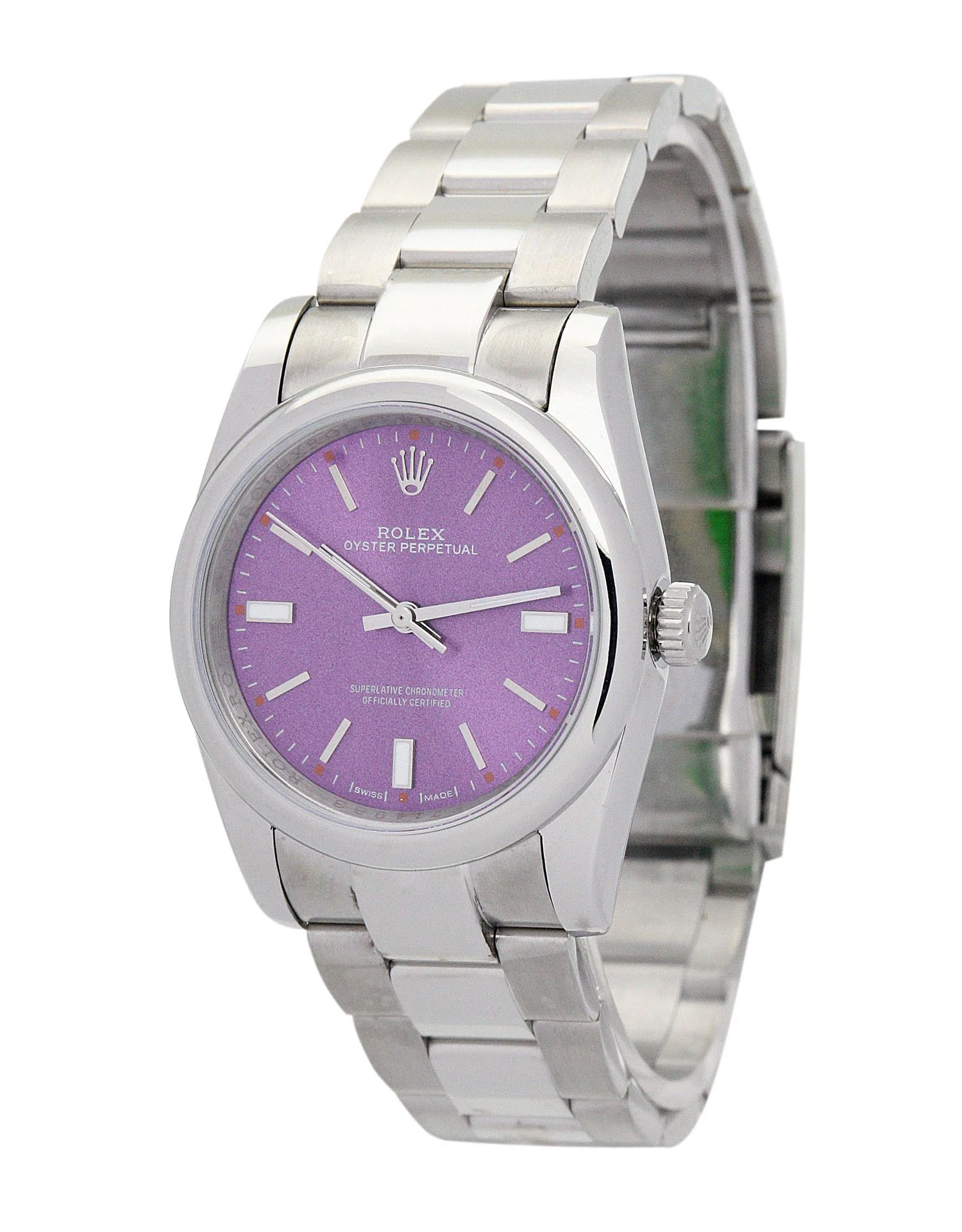 Rolex Oyster Perpetual Lady 31mm Purple Dial 177200
