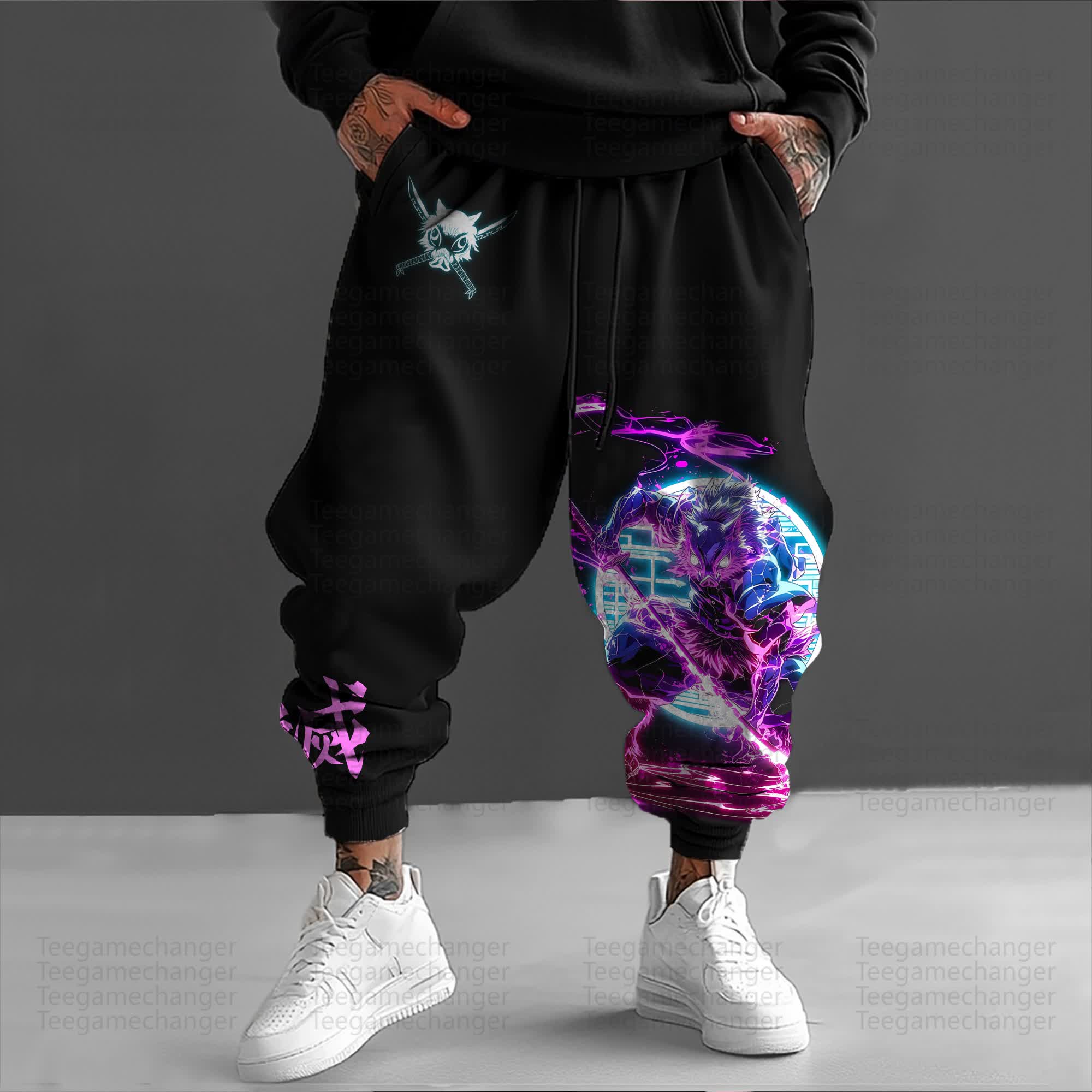 Unisex Anime Inspired Vintage Pants丨Comicssoul