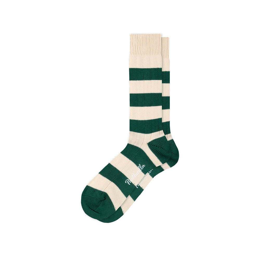 Pantherella - Chaussettes Selsey - Vintage Blanc et Vert