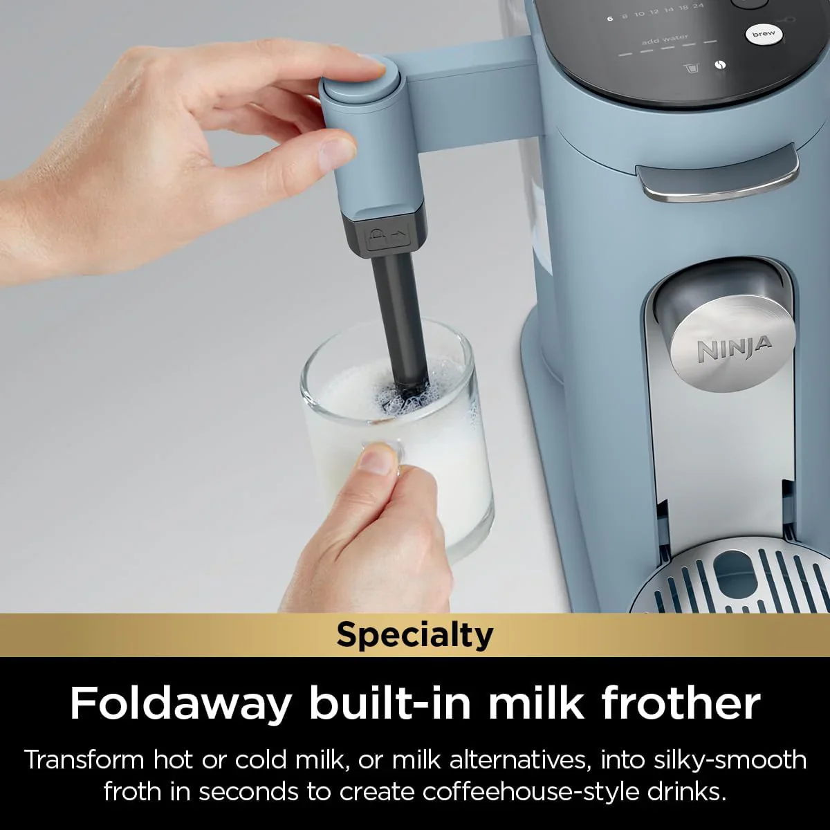 Ninja Coffee Maker Single Cup Brews with pods and grounds K-Cup compatible 4 brewing methods