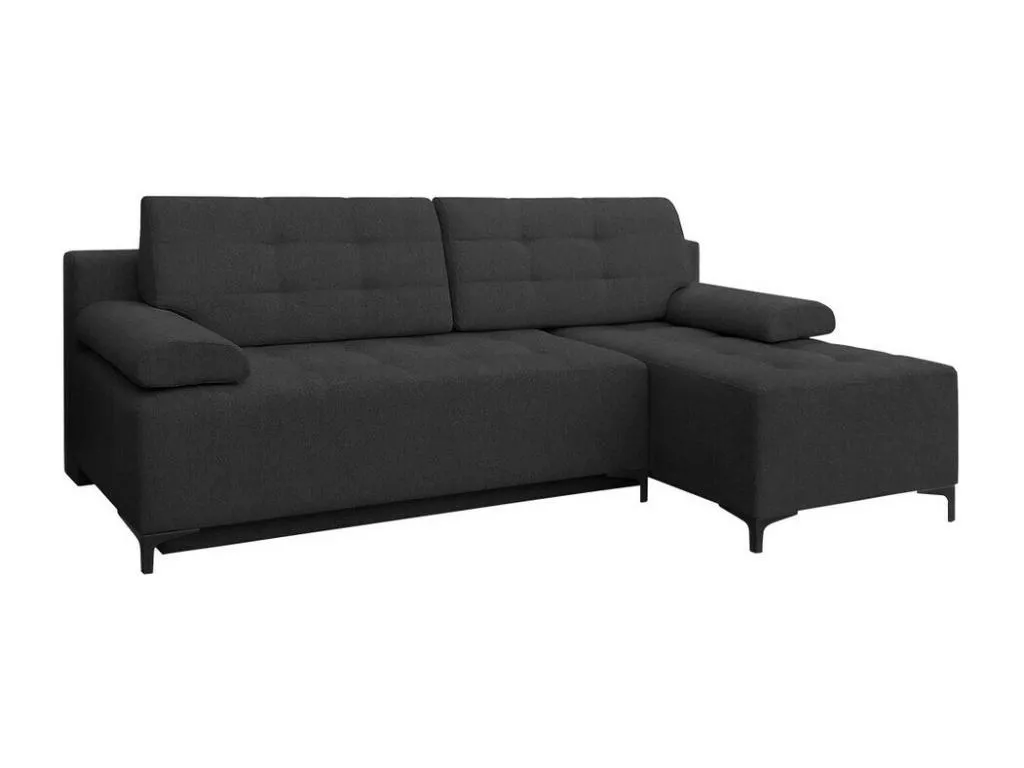 Sofá rinconero Decoesp 101 Gris Función de descanso Caja de ropa de cama 215cm DMJS99125