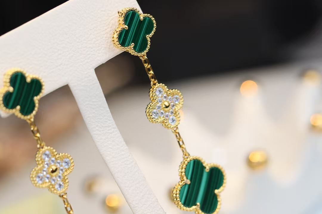 VCA Magic Alhambra Earrings 3 Motifs - Original Replica Club