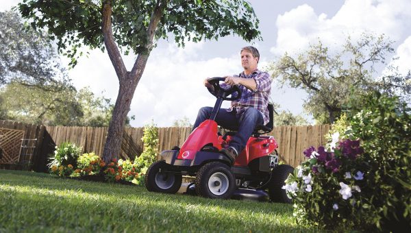 Troy-Bilt TB30 382cc 6-Speed Riding Lawn Mower, Remanufactured, Compact Design, Adjustable Height