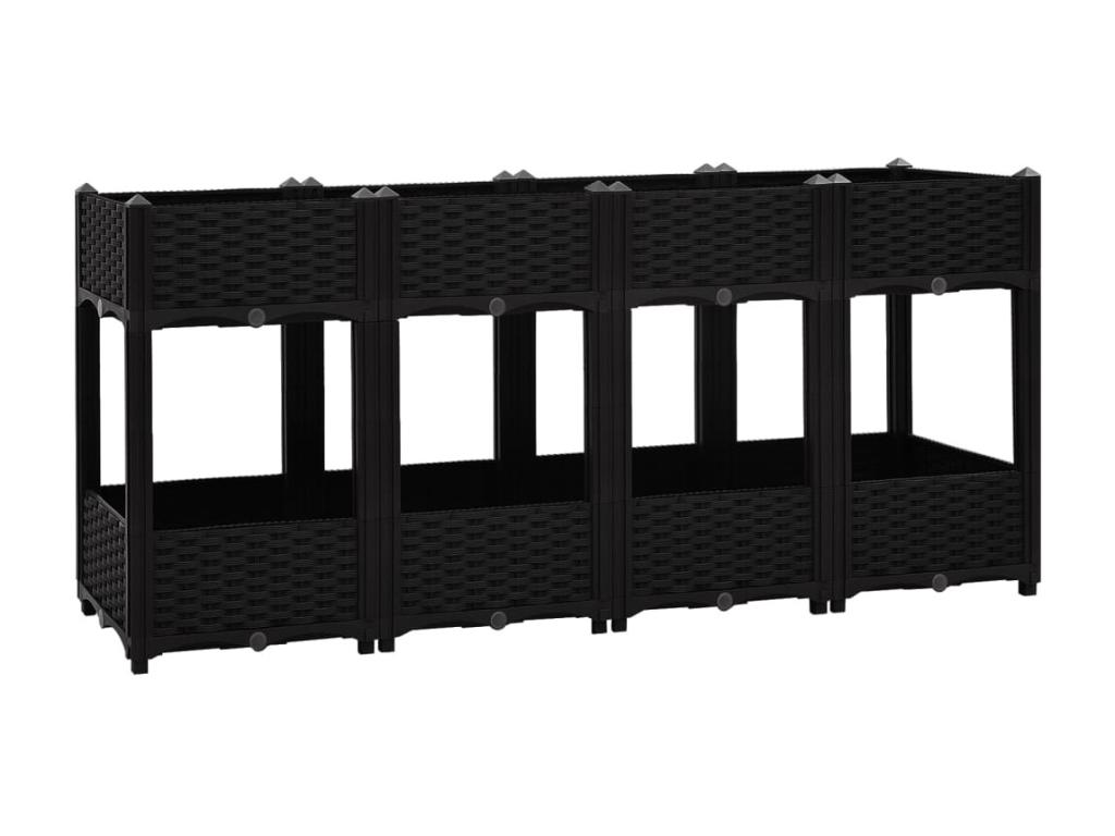 Cama elevada 160x40x71 cm Polipropileno