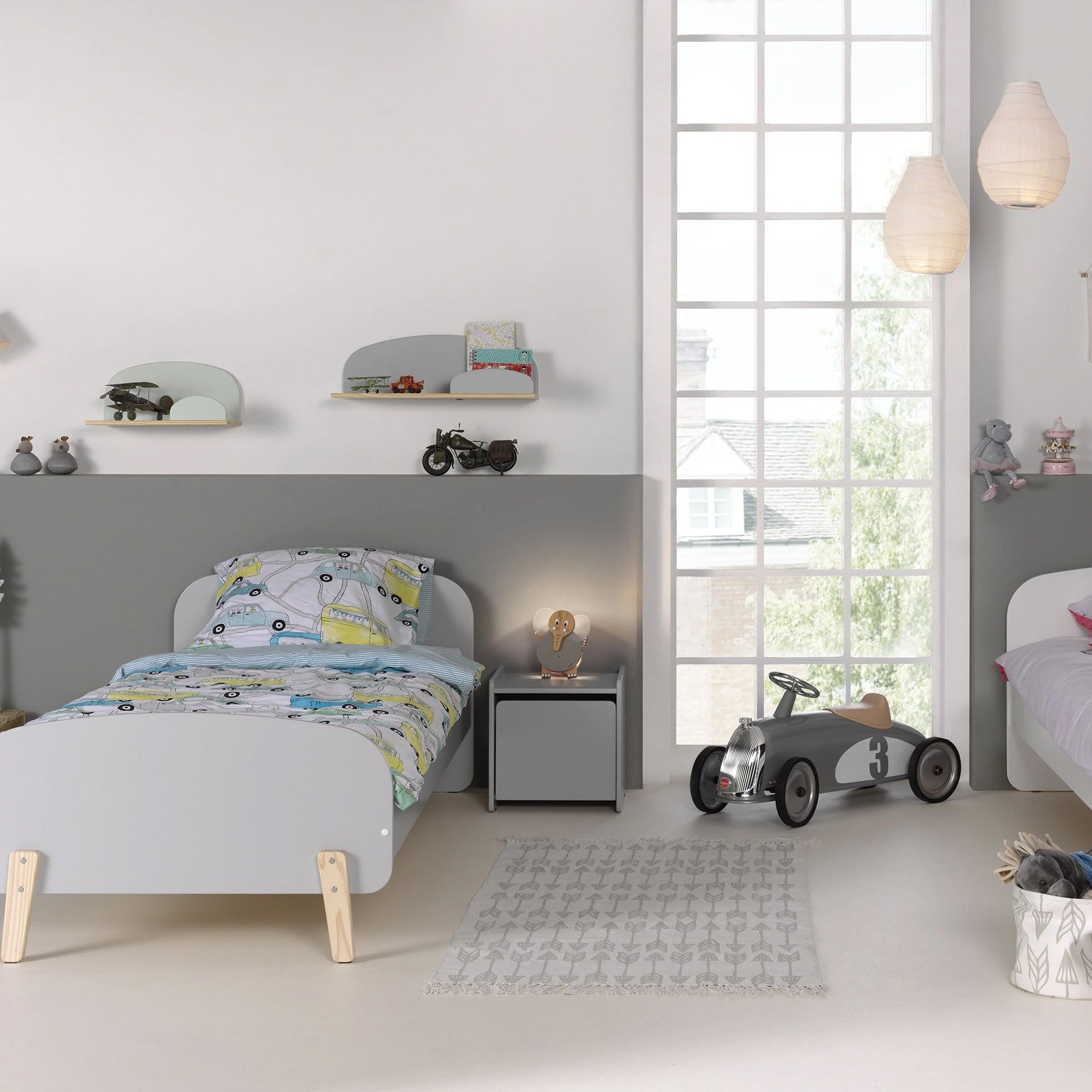 Vipack Kiddy Nachtkastje - Cool Grijs