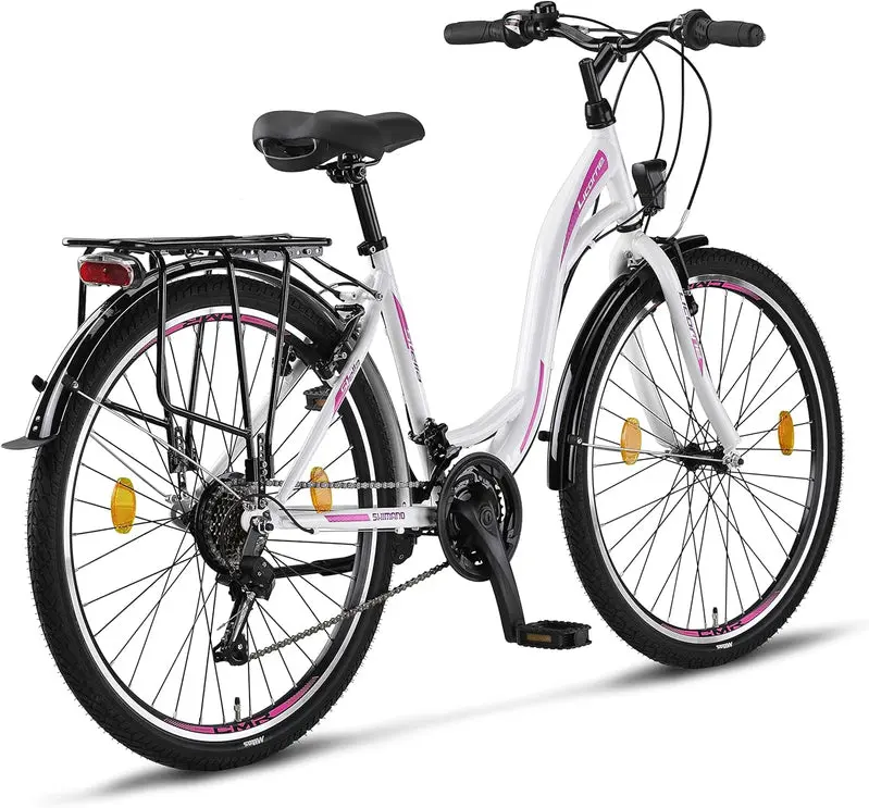 Licorne Urban City Bike, Aluminum Frame, 24.0 Inches/26.0 Inches/28.0 Inches - Stella Premium - Image 5 Licorne Urban City Bike, Aluminum Frame, 24.0 Inches/26.0 Inches/28.0 Inches - Stella Premium - Image 5
