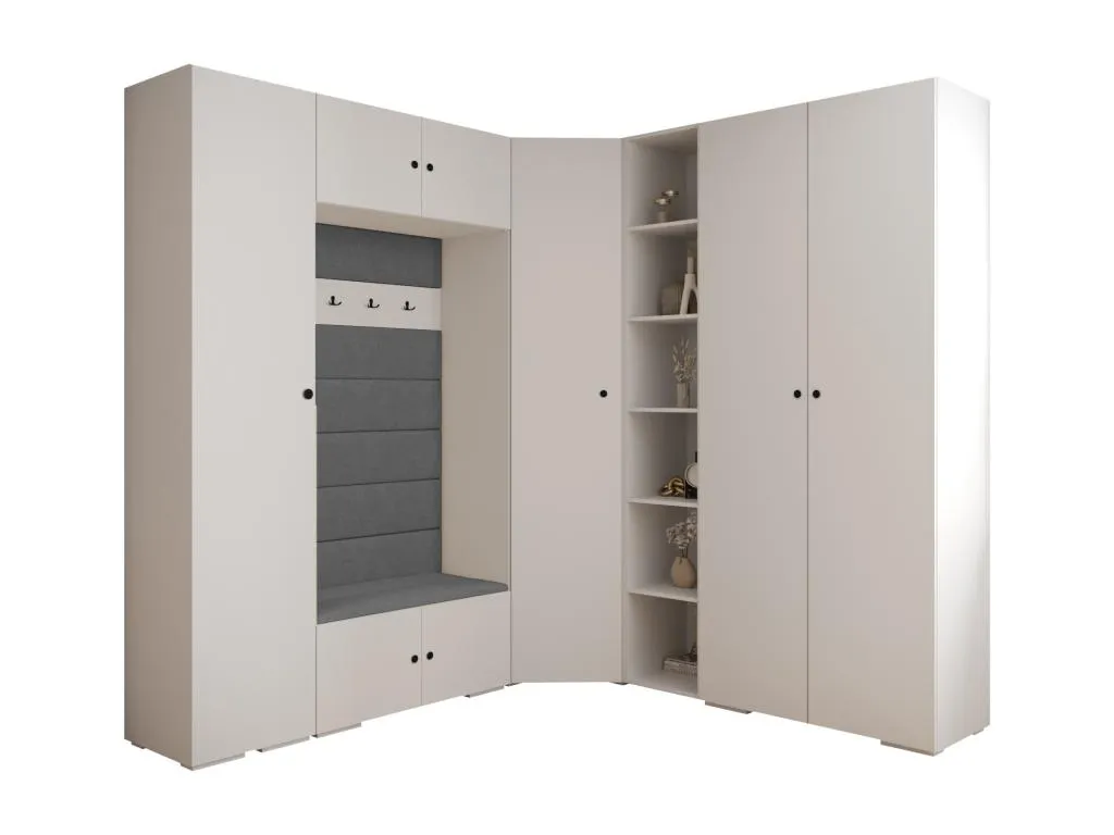 Banakdecoracion 2 armario con puertas batientes 236.7/232/47 IFKY03457