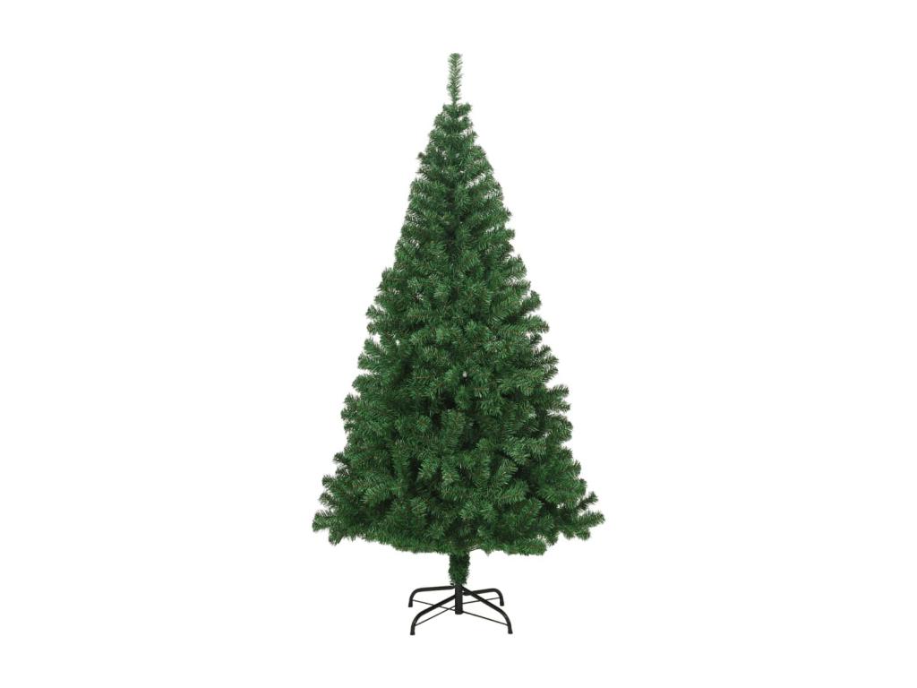 Árbol de Navidad artificial con ramas gruesas PVC verde 180 cm