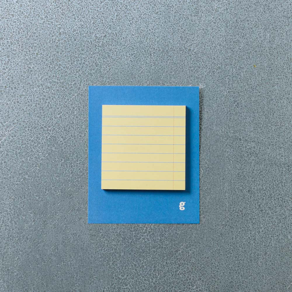 Post-it à lignes - Bleu ciel