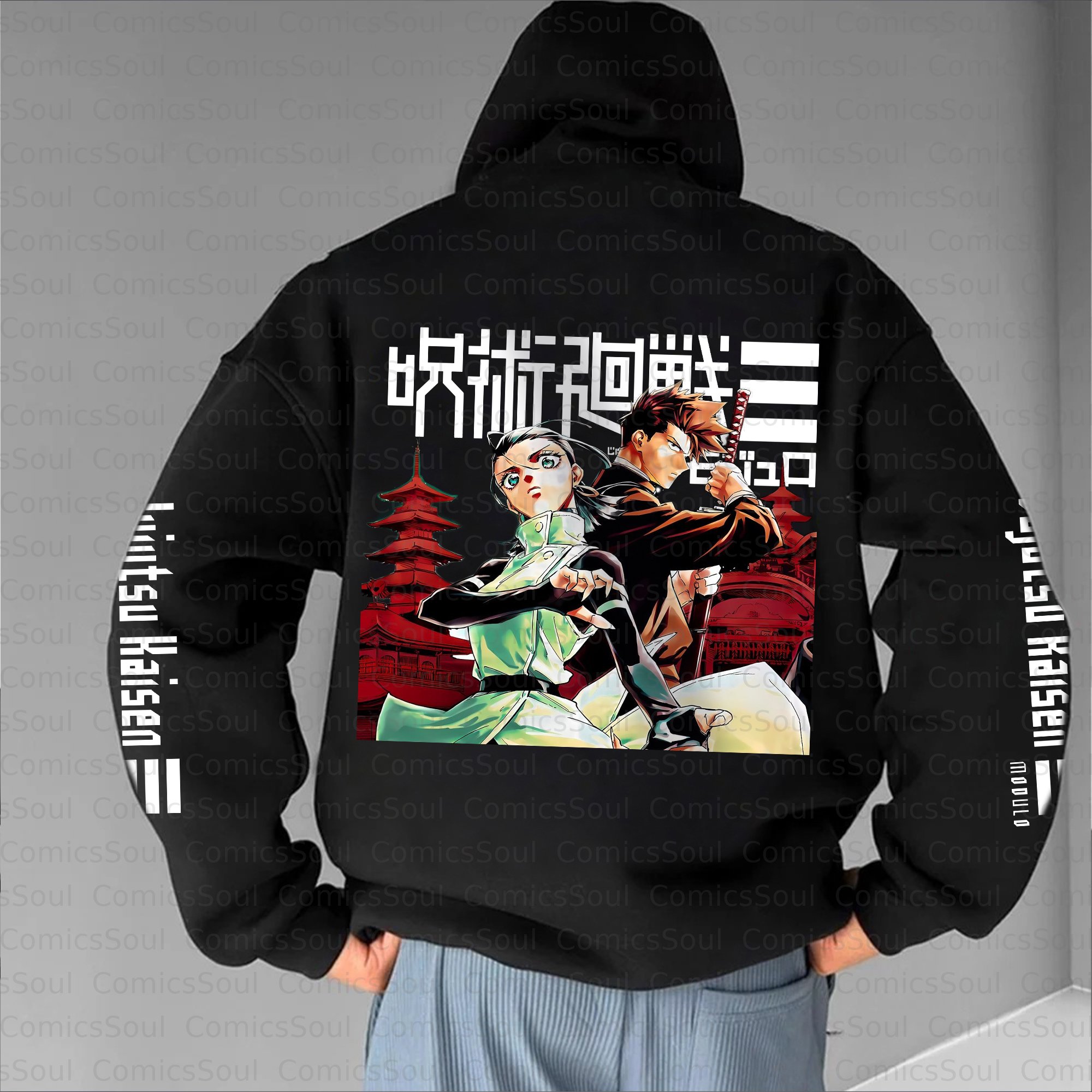 Unisex Anime Graphic Streetwear Vintage Hoodie丨Comicssoul