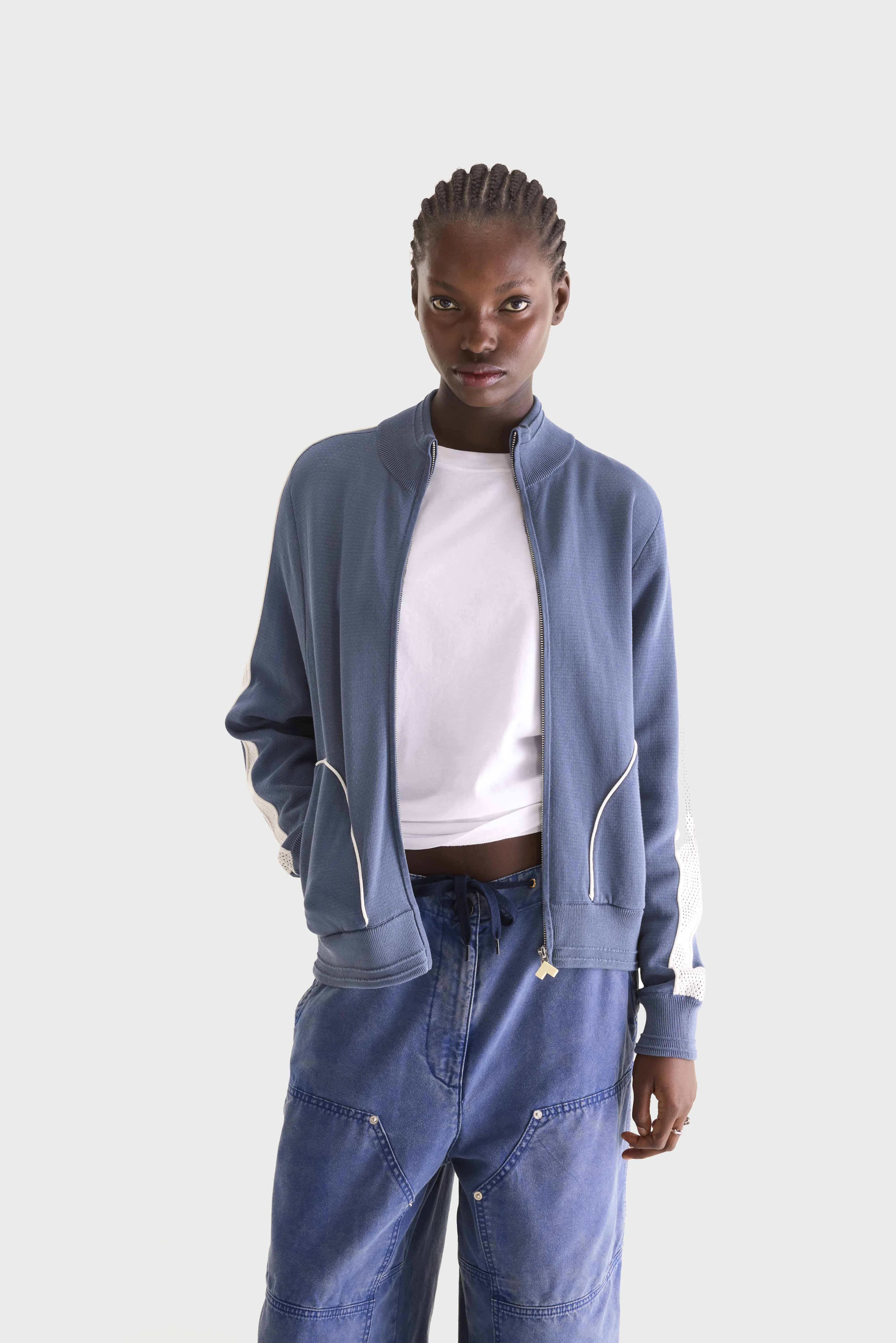 Bellerose Dasy zip-up cardigan (261 / W / STORM)