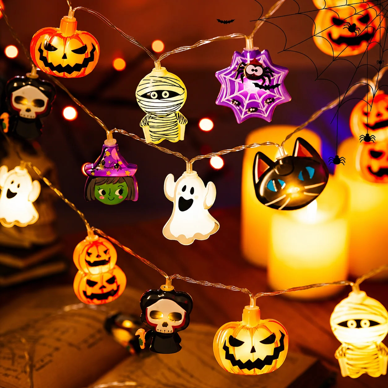 Halloween Decoration LED String Lights Hanging Decor - Image 6 Halloween Decoration LED String Lights Hanging Decor - Image 6