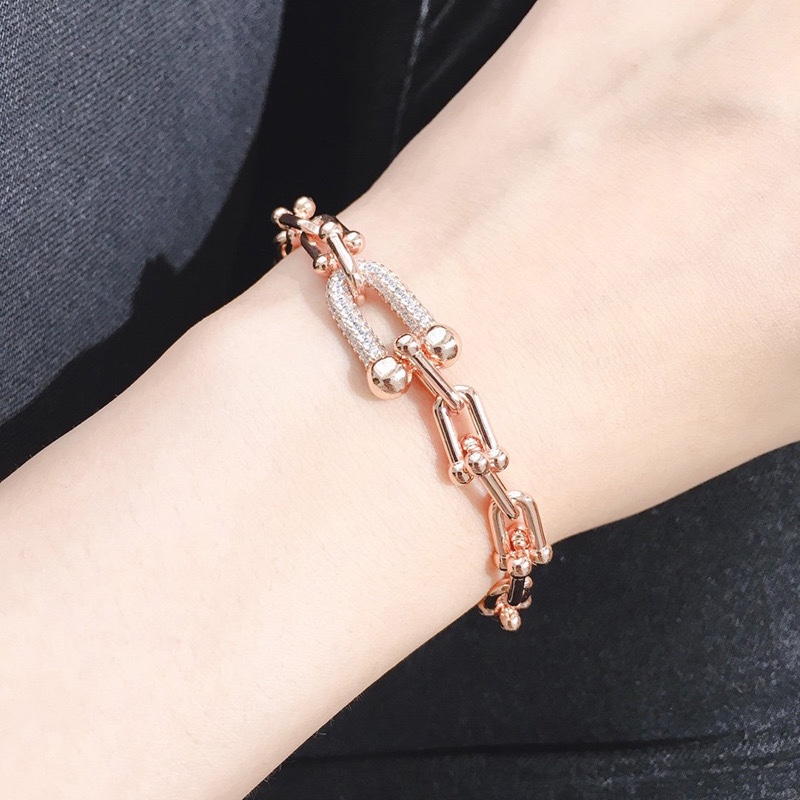 Tiffany Hardware Large Link Bracelet Three Color Available - Original Replica Club