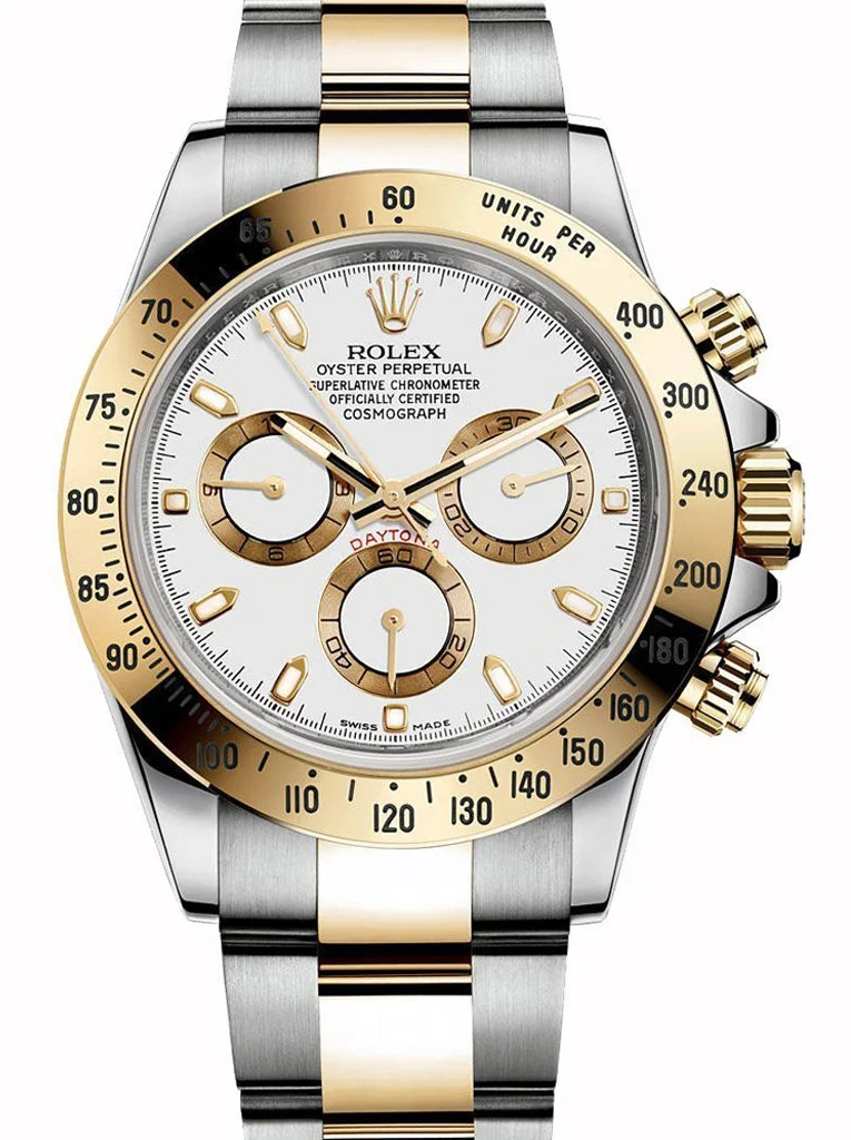 Superclone Rolex Daytona 40mm White Dial 116523-2