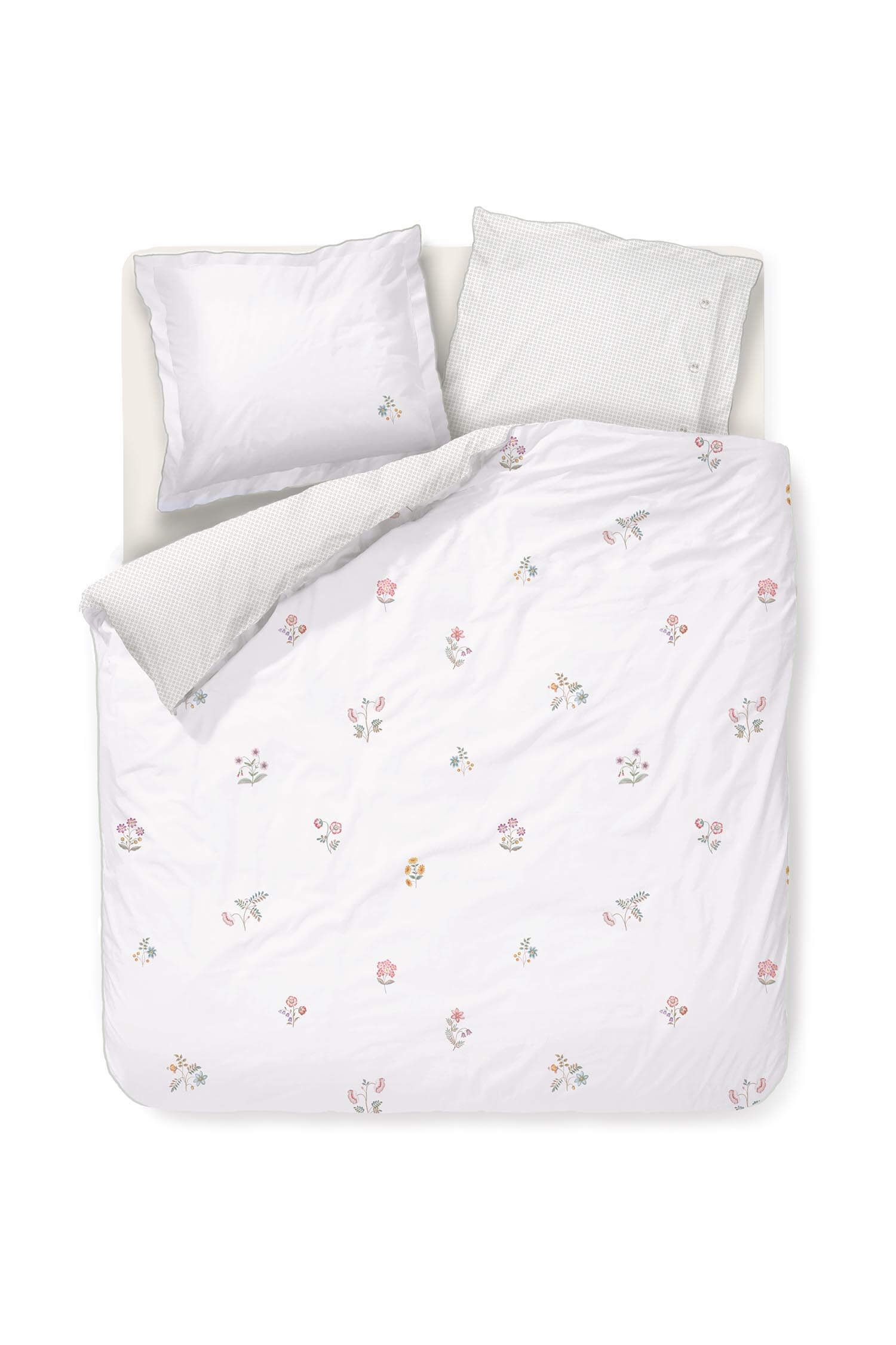 Duvet Cover Set Mughal Flower Off-white